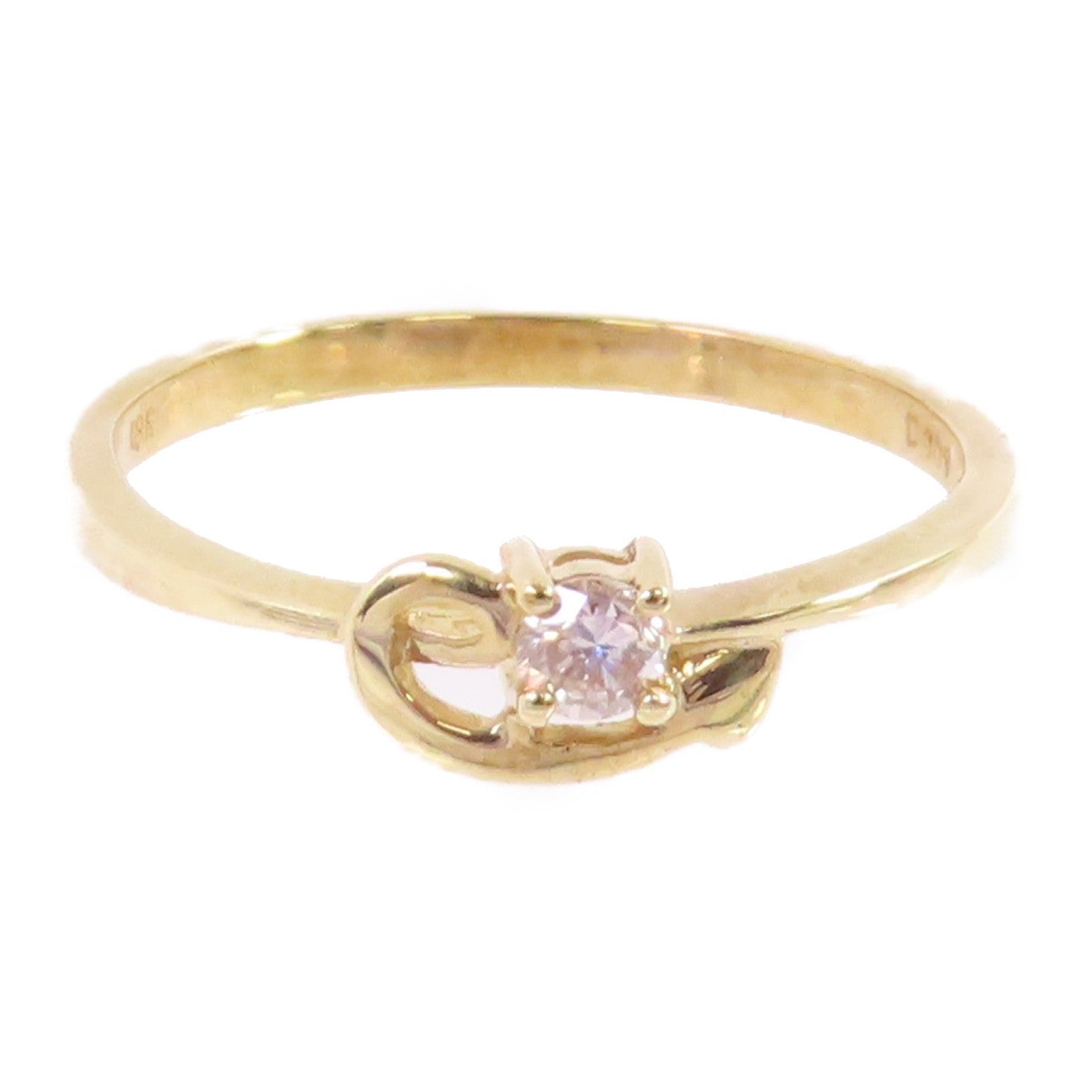 JEWELRY 【激減優惠】18K黃金/鑽石Diamond Ring戒指US#6.5
