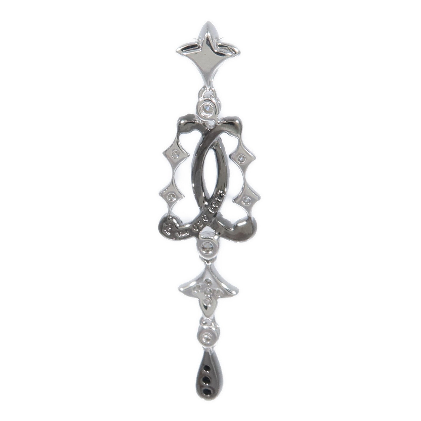 JEWELRY 18K白金Diamond Pendant Top鑽石吊墜