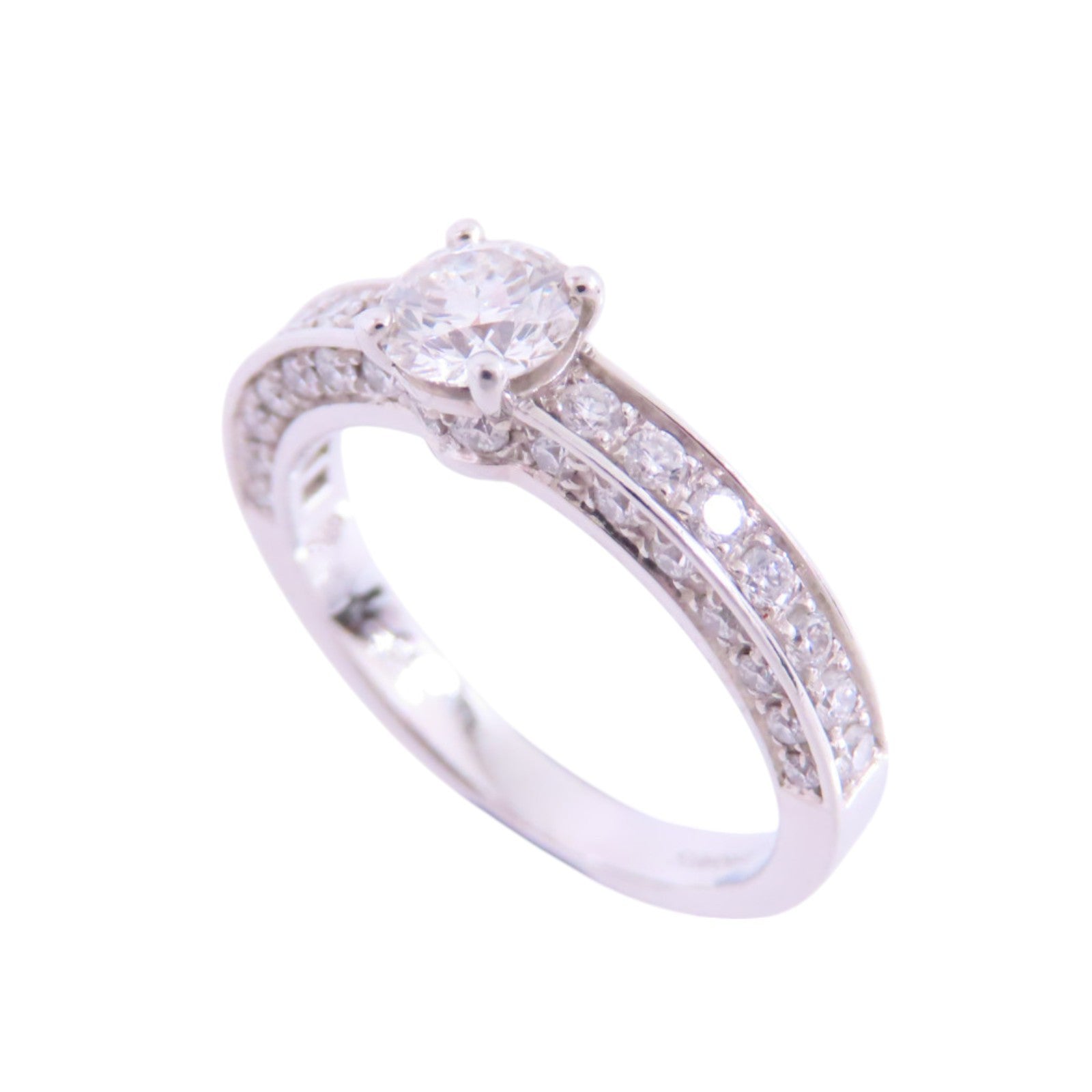 BVLGARI PT950鉑金/鑽石Dedicata a Venezia Diamond Ring戒指US#4.5