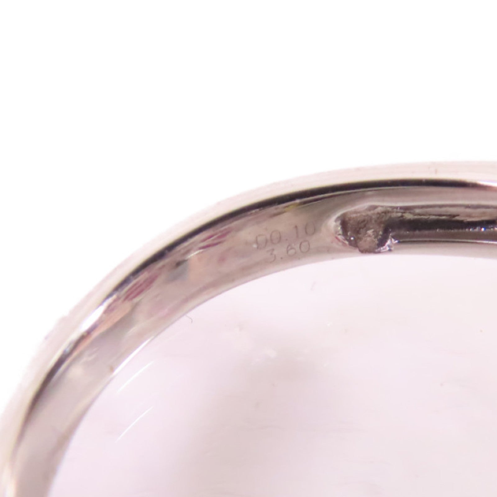 JEWELRY 18K白金/3.6ct紅寶石/0.1ct鑽石Ruby/Diamond Ring戒指US#6.5