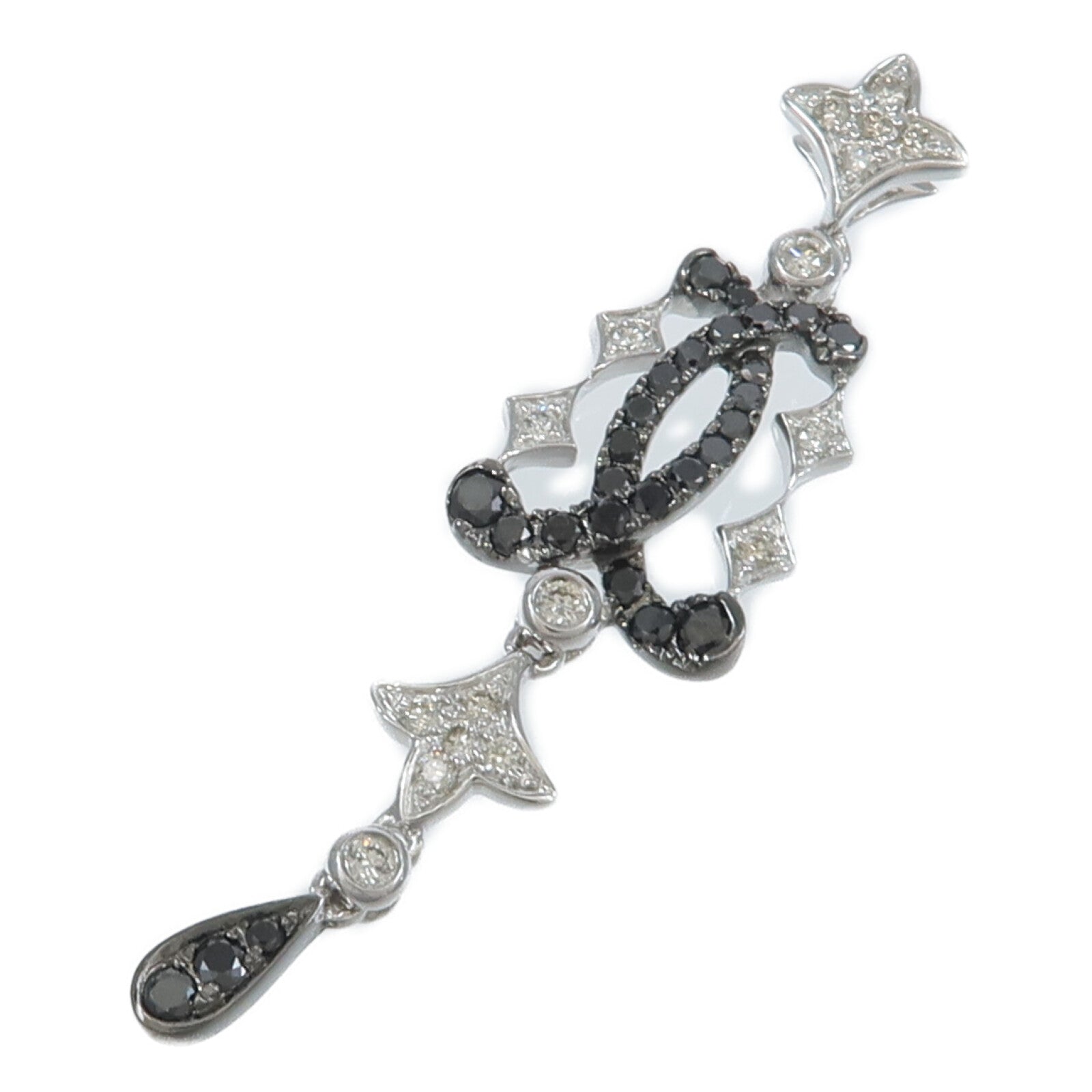 JEWELRY 18K白金Diamond Pendant Top鑽石吊墜