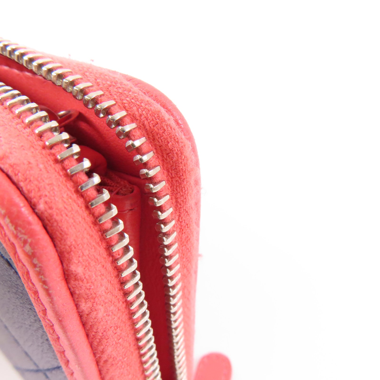 CHANEL 牛皮皮革Wallet銀扣錢包