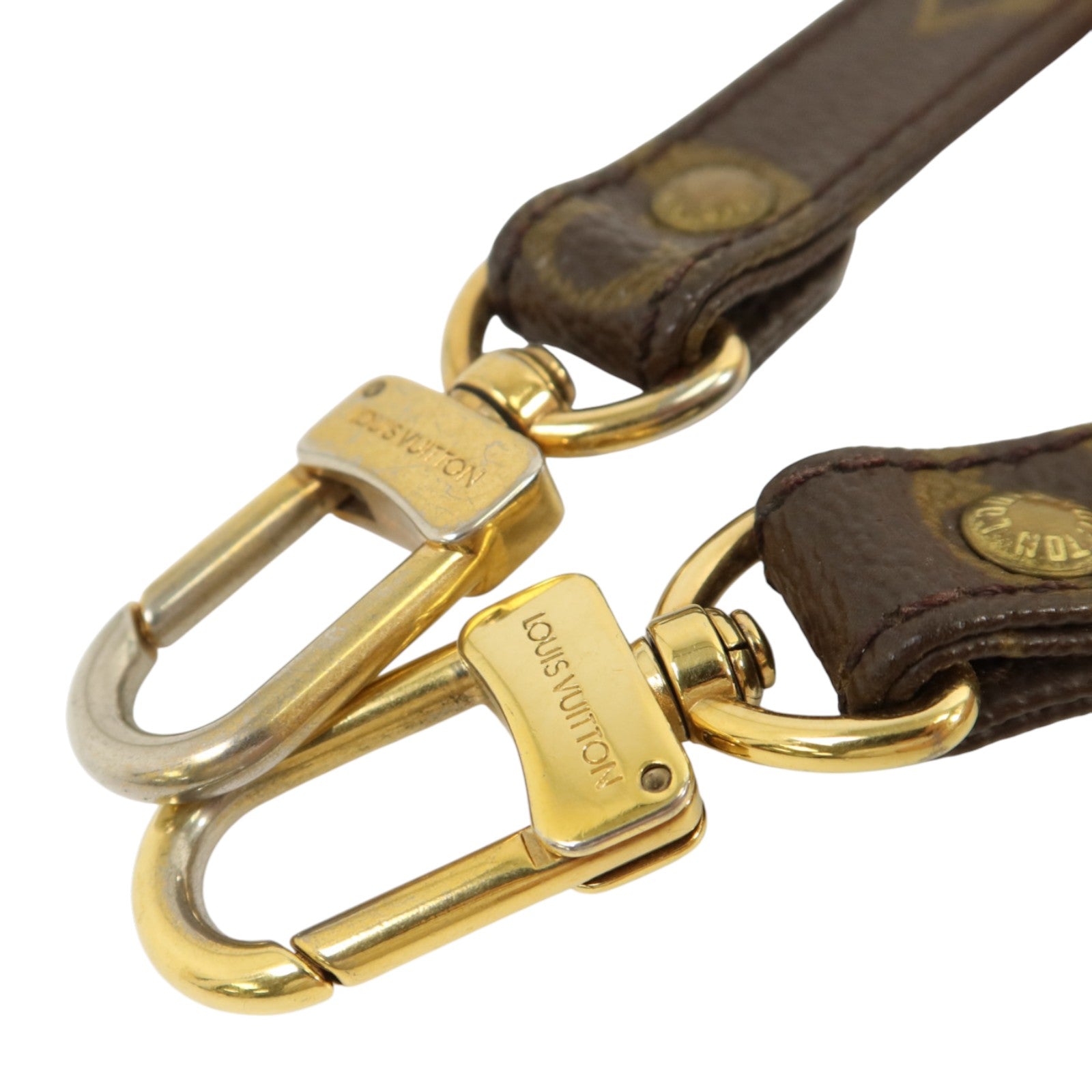 LOUIS VUITTON Monogram Shoulder Strap金扣肩帶