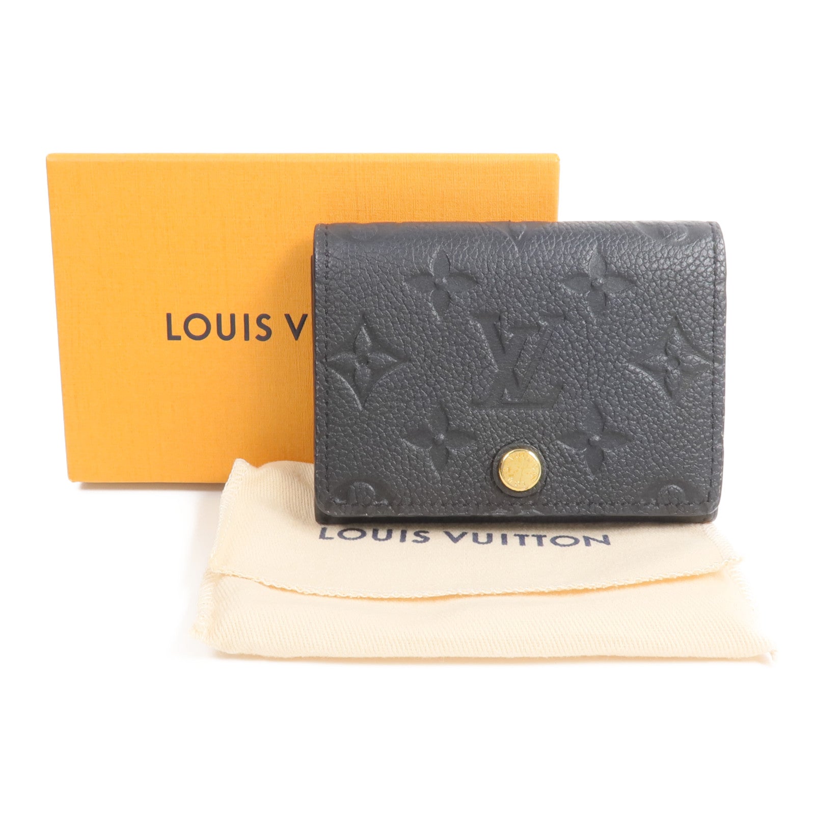 LOUIS VUITTON Monogram Empreinte Business Card Holder卡片套