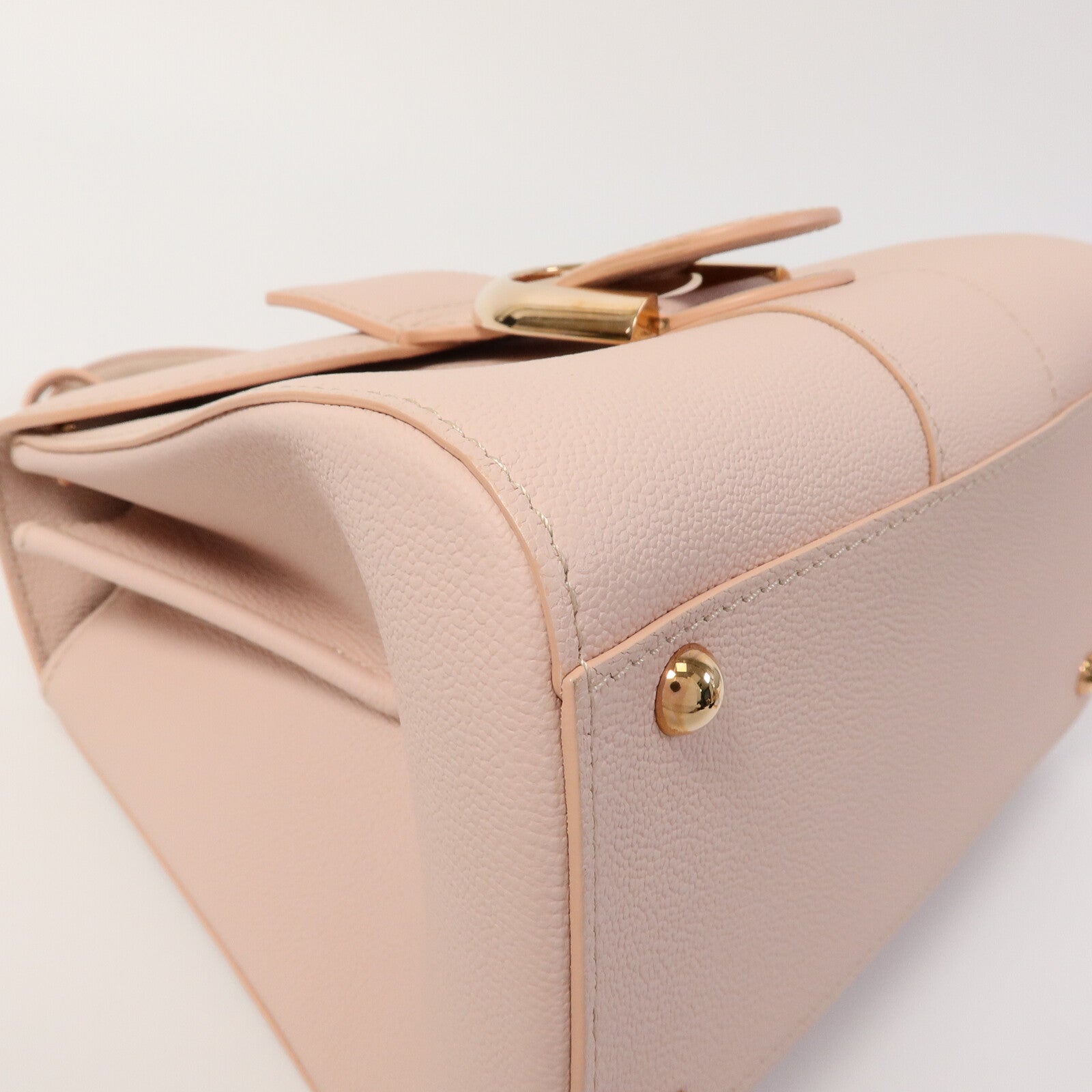 Delvaux 牛皮皮革Brillant Mini手挽肩背兩用袋