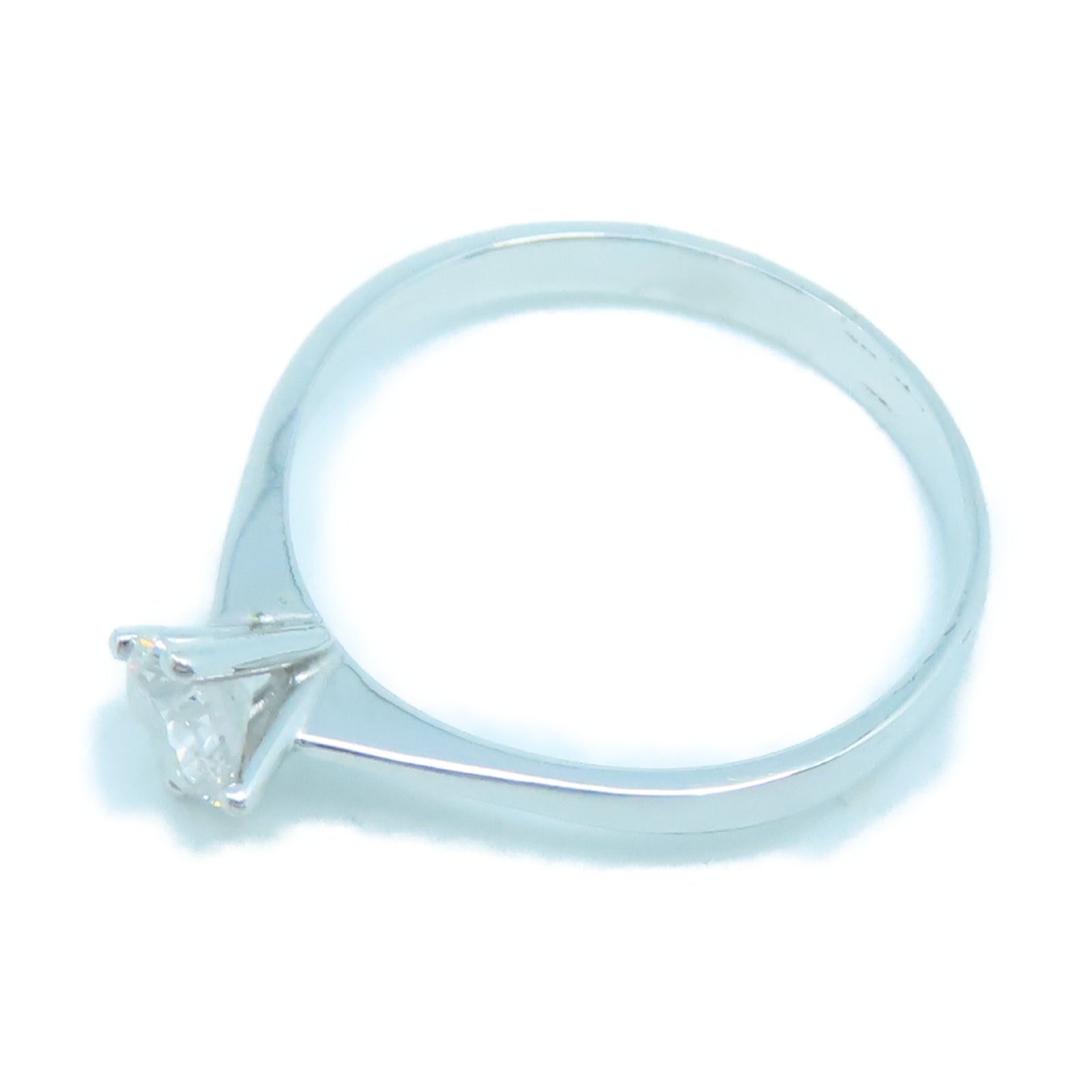 JEWELRY 【激減優惠】18K白金Ring 0.46ct鑽石戒指US#8.5