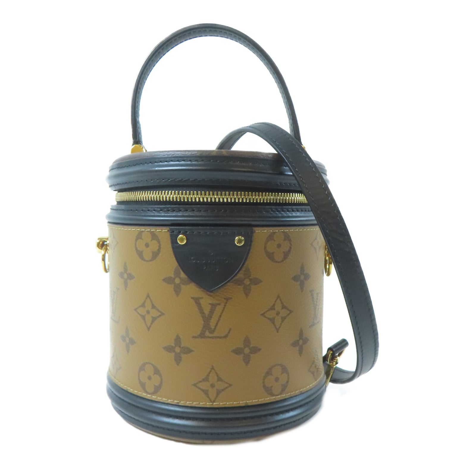 LOUIS VUITTON 【激減優惠】Monogram Cannes金扣手挽肩背兩用袋啡色