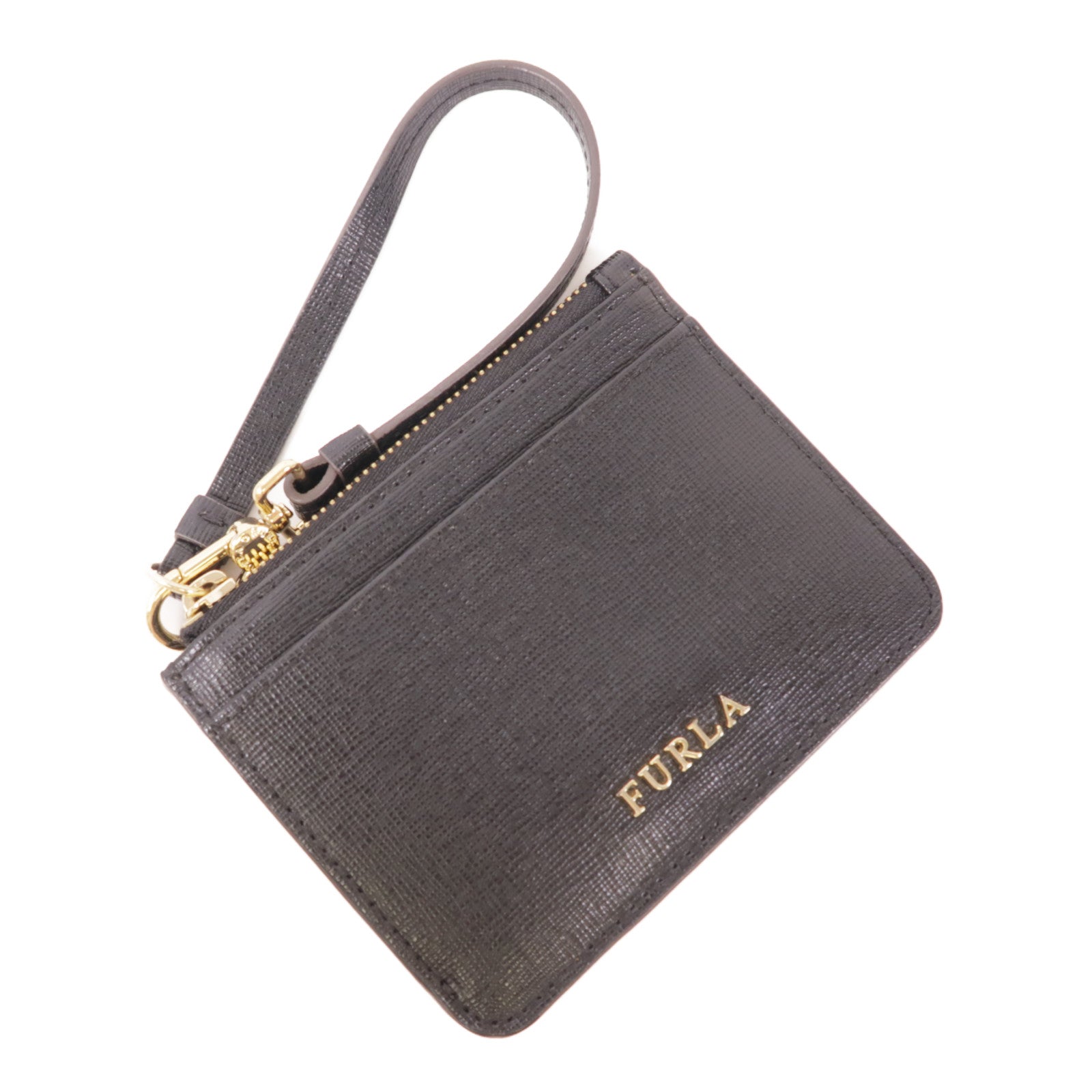 Furla 牛皮皮革Card Case金扣卡片套