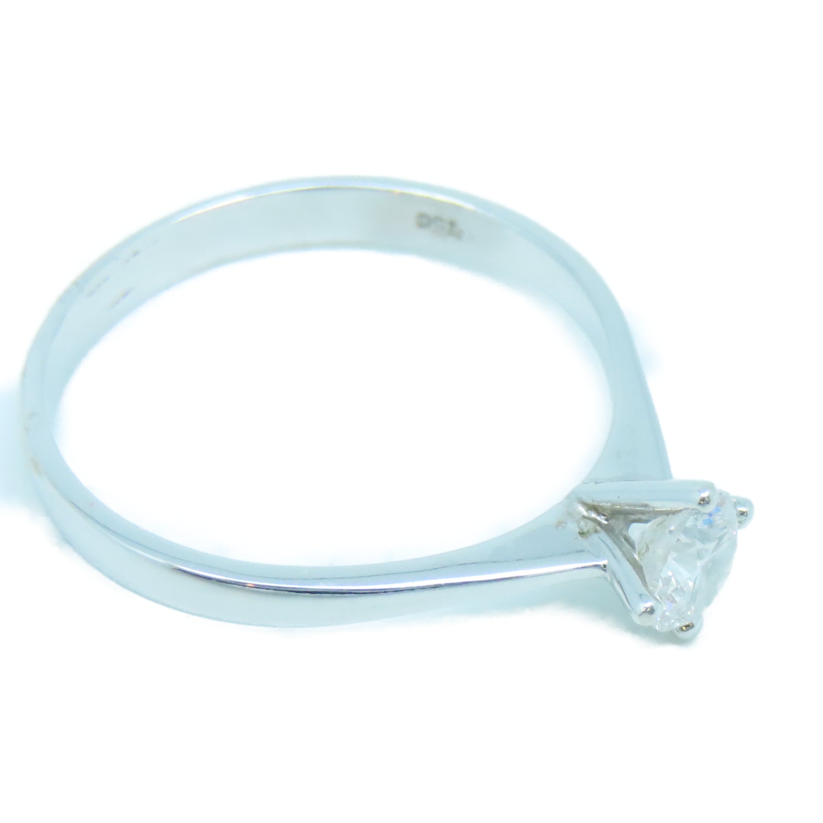 JEWELRY 【激減優惠】18K白金Ring 0.46ct鑽石戒指US#8.5