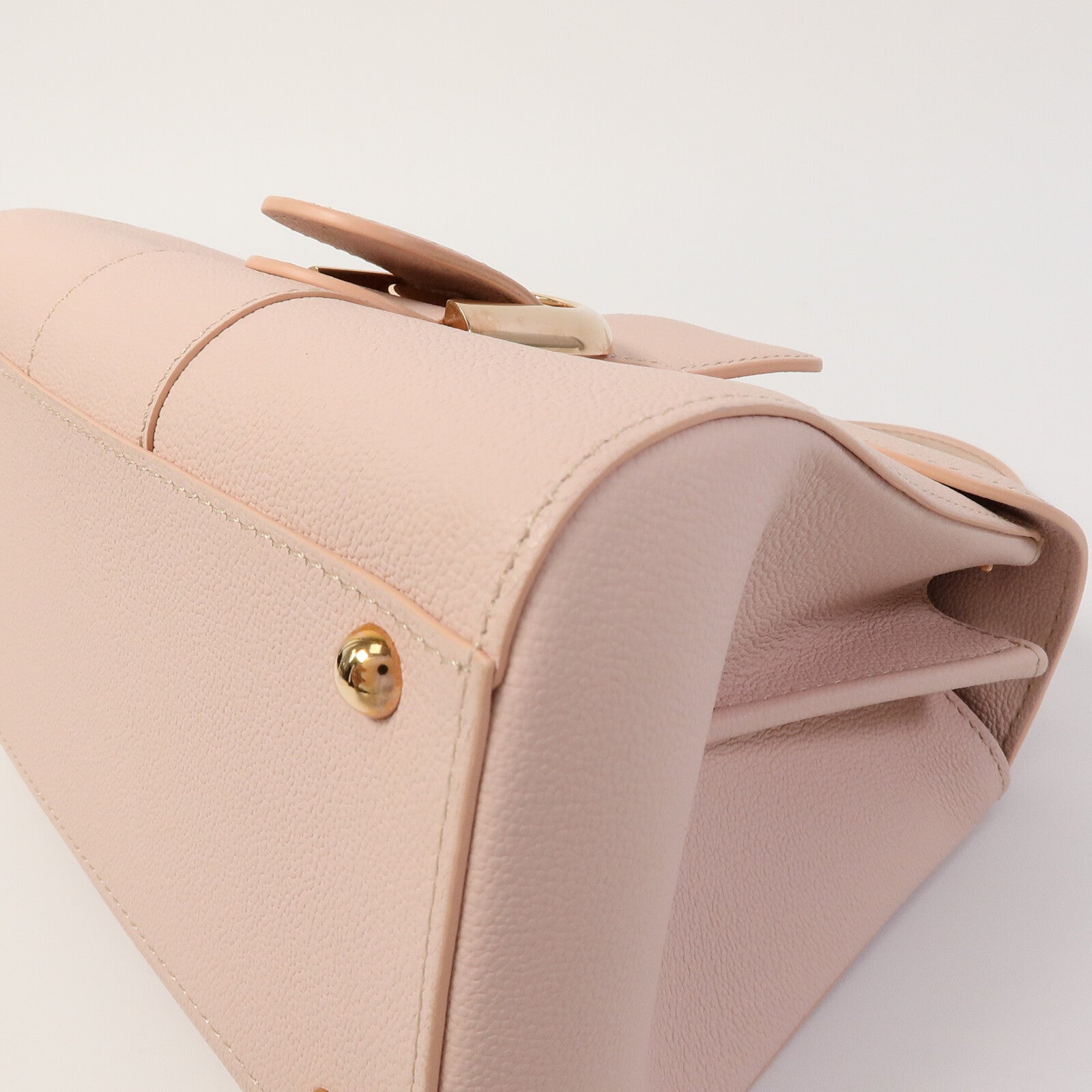 Delvaux 牛皮皮革Brillant Mini手挽肩背兩用袋
