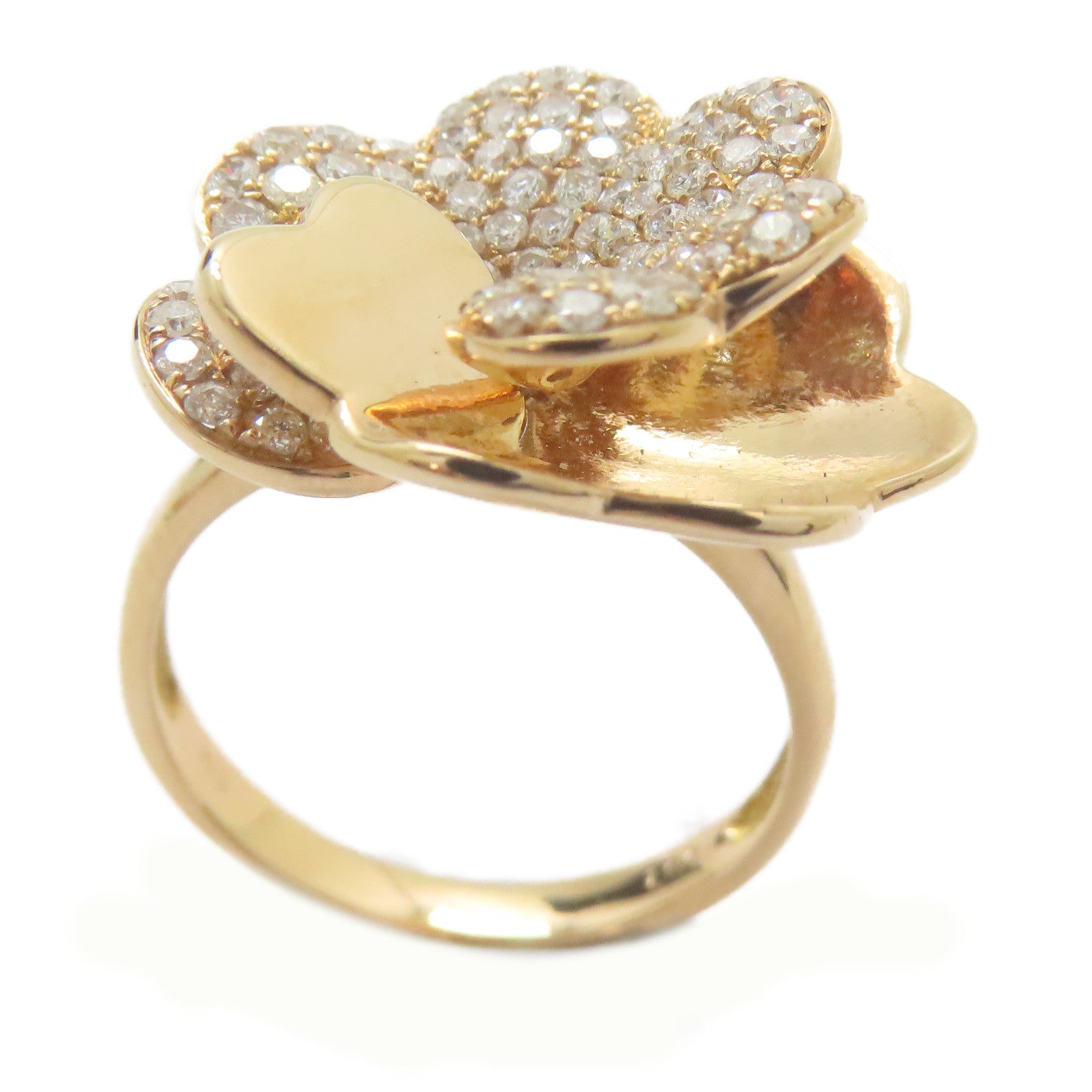 JEWELRY 18K玫瑰金Diamond Ring 1.00ct鑽石戒指US#6.75