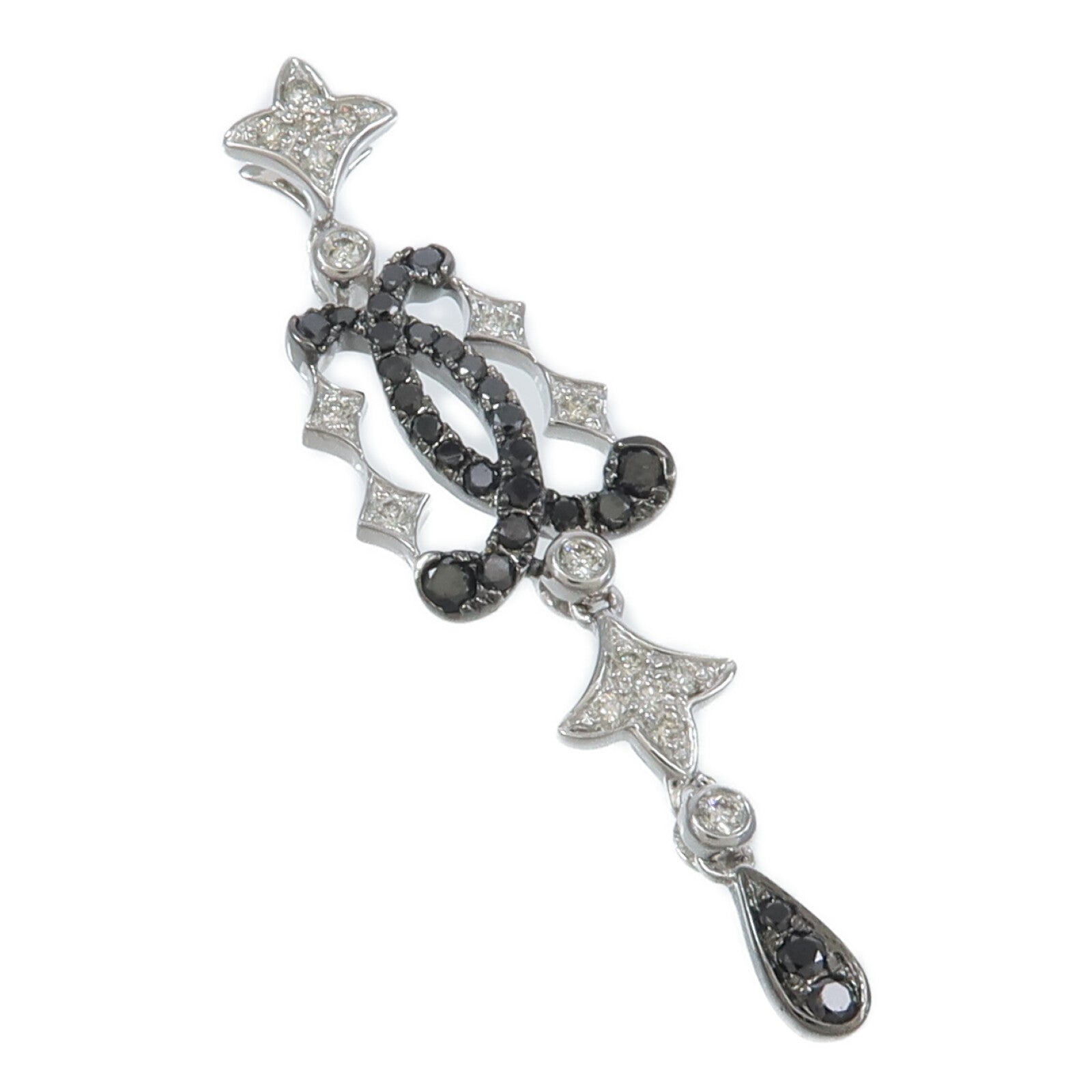 JEWELRY 18K白金Diamond Pendant Top鑽石吊墜