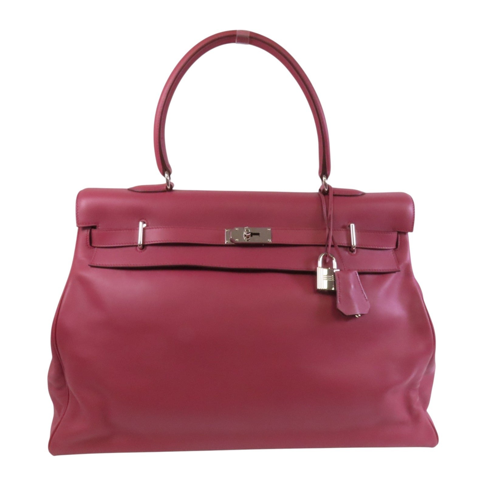 HERMES Swift皮革Kelly Relax 50銀扣肩背袋