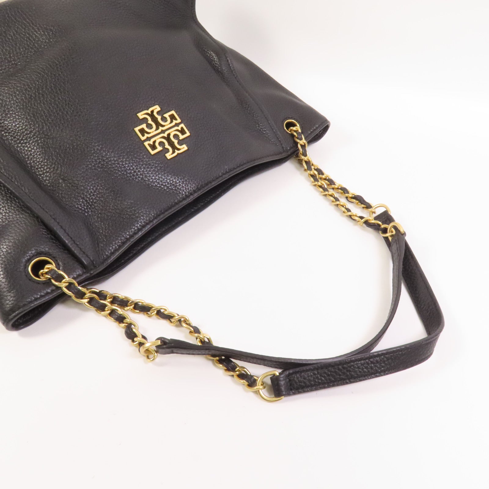 Tory Burch 牛皮皮革Shoulder Bag金扣肩背袋