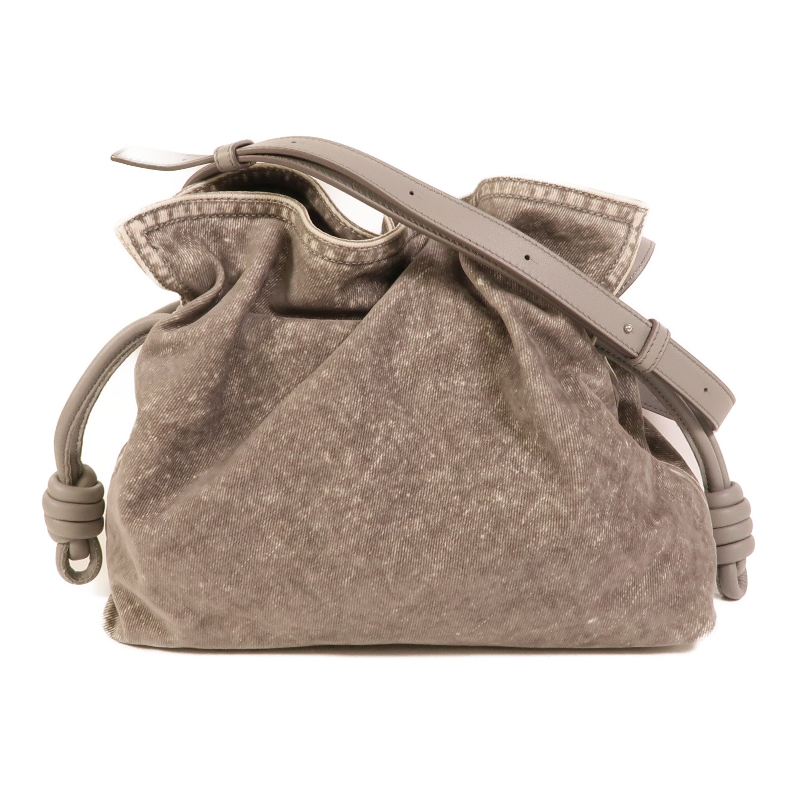 LOEWE 牛仔布Flamenco Medium肩背袋