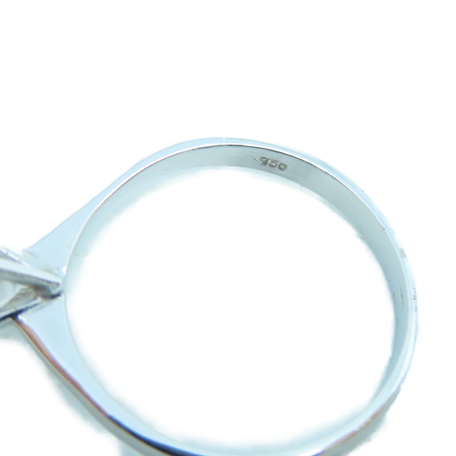 JEWELRY 【激減優惠】18K白金Ring 0.46ct鑽石戒指US#8.5