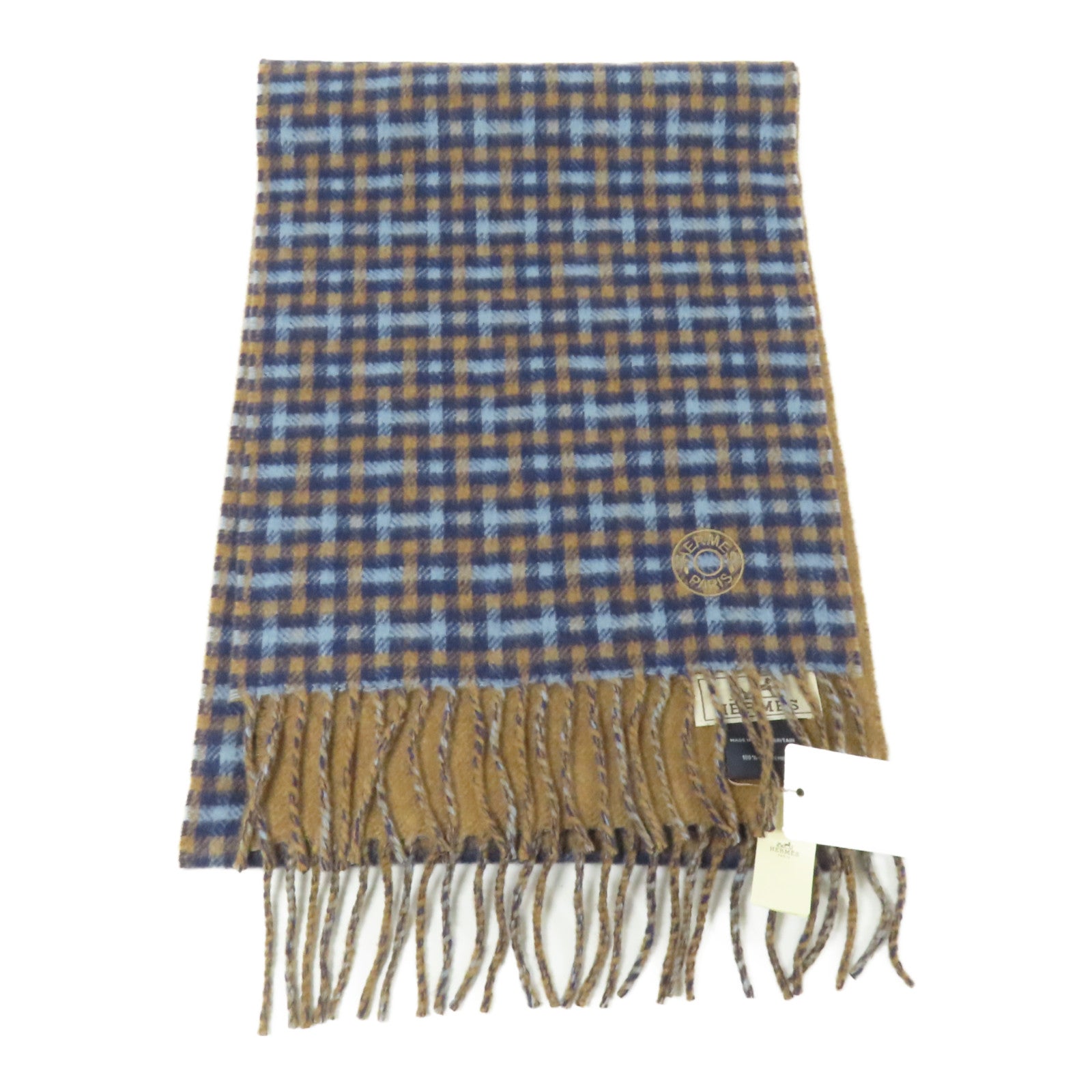 HERMES 羊絨Muffler圍巾