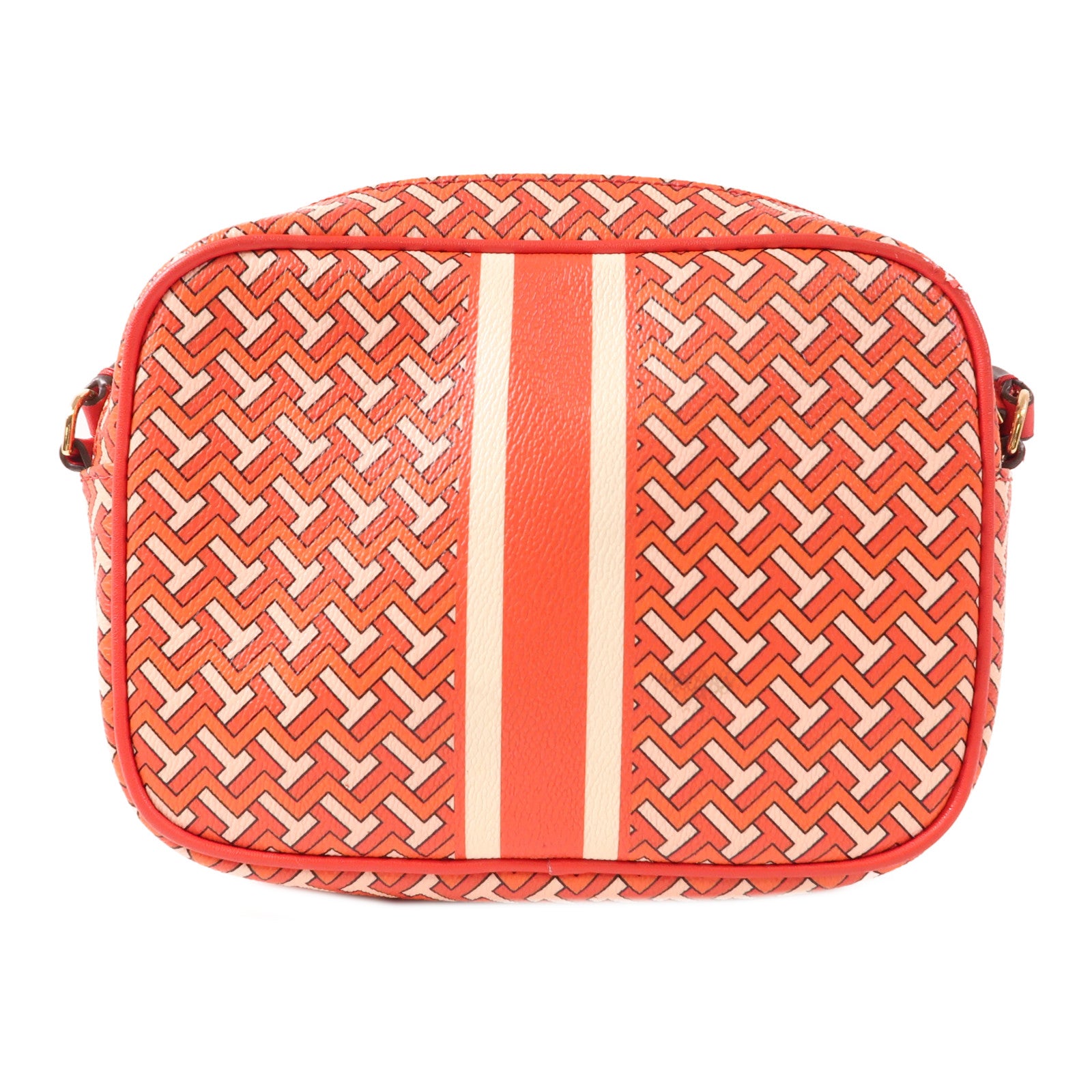 塗層帆布Shoulder Bag金扣肩背袋