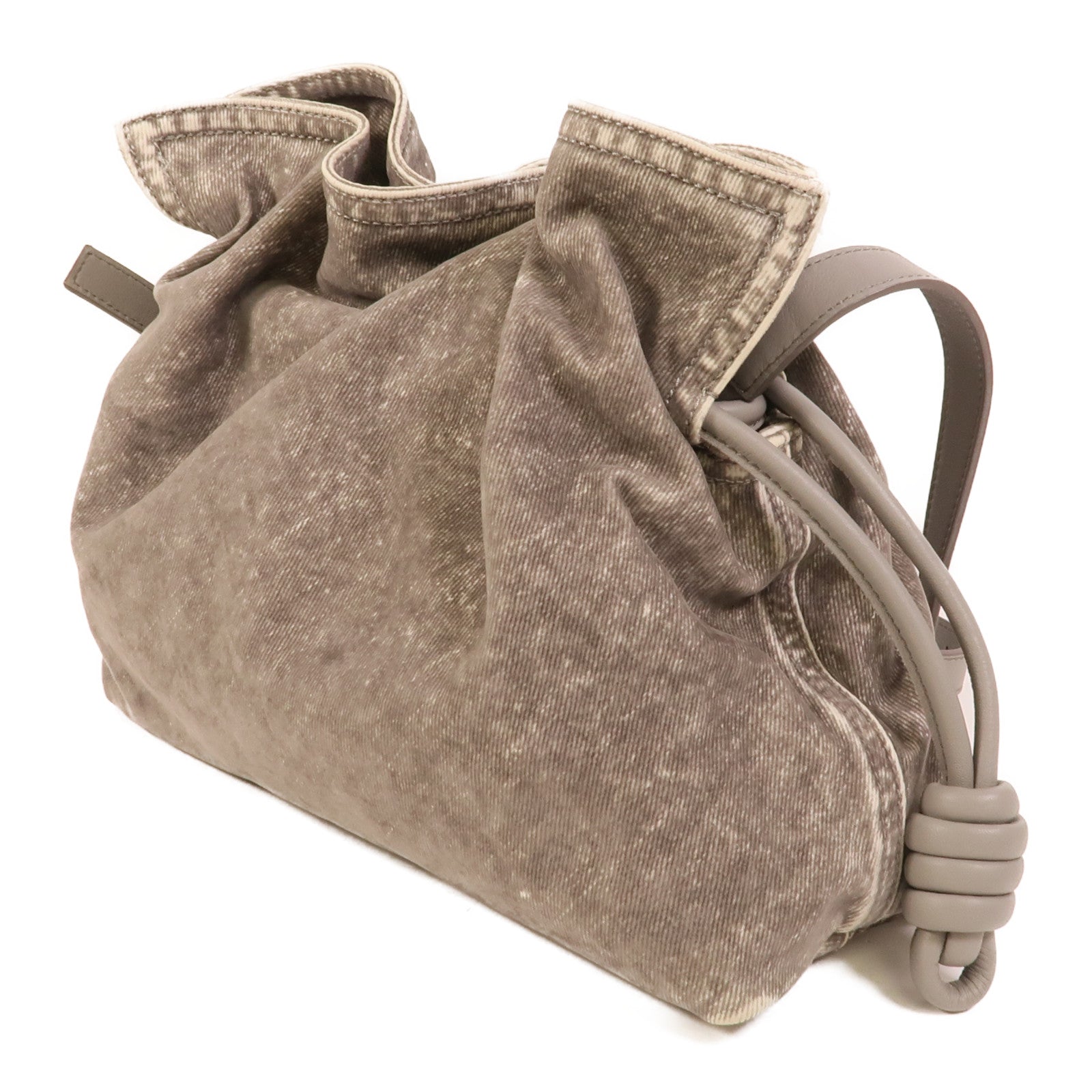 LOEWE 牛仔布Flamenco Medium肩背袋