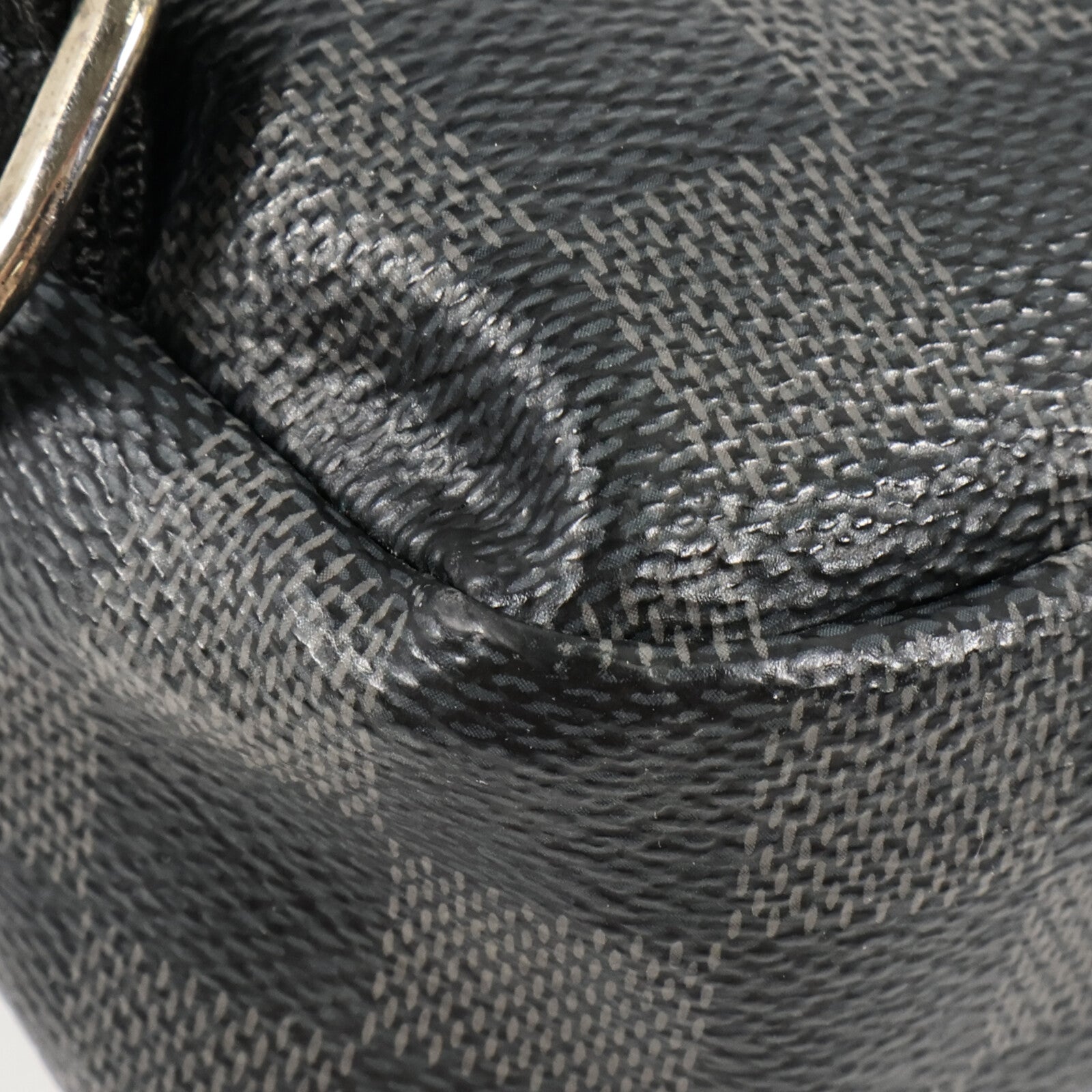 LOUIS VUITTON Damier Graphite Avenue Sling銀扣肩背袋