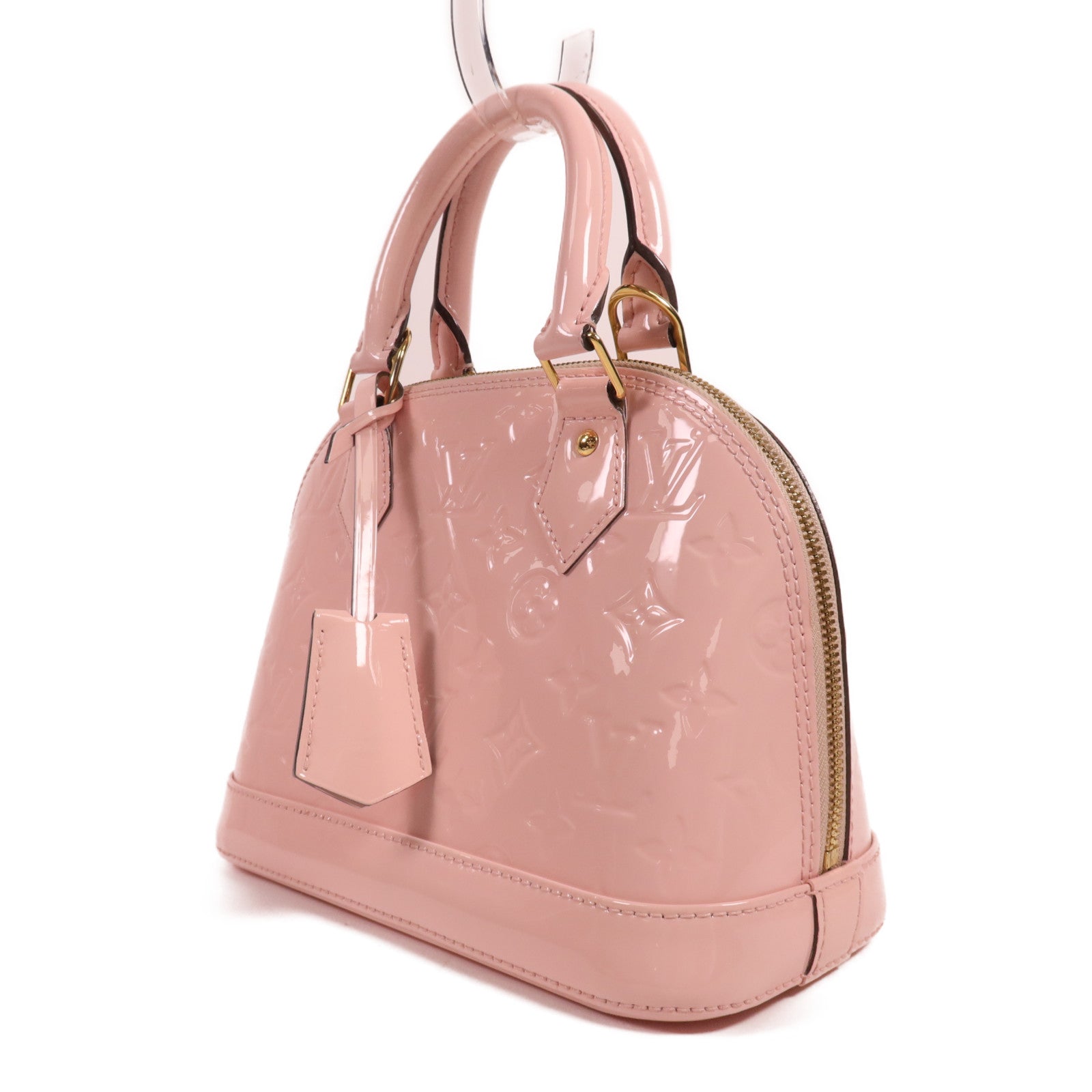 LOUIS VUITTON Vernis Alma BB金扣手挽肩背兩用袋