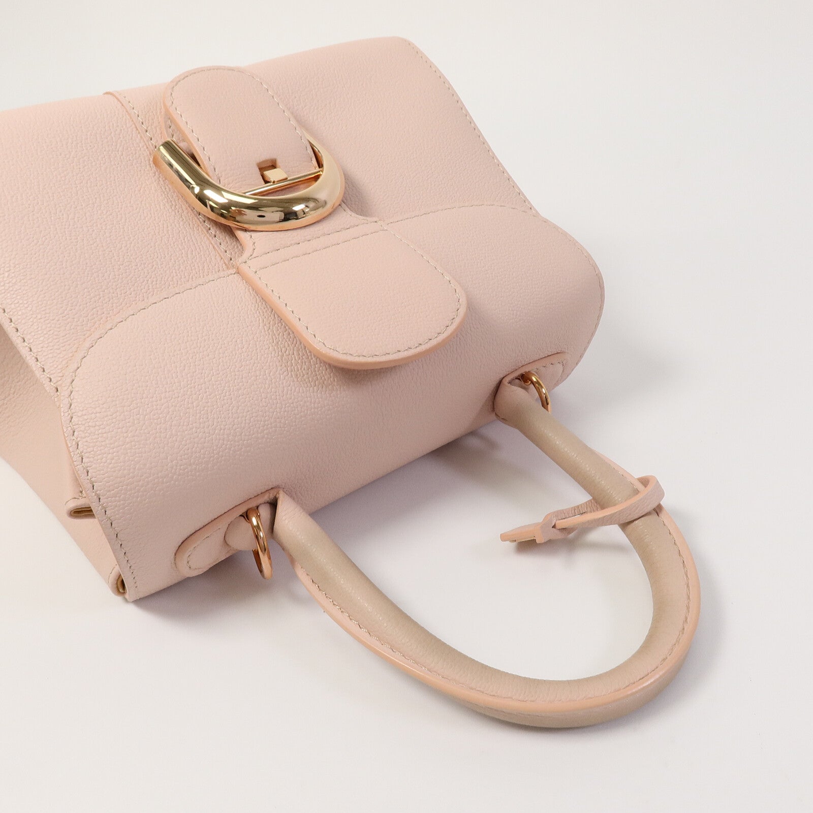 Delvaux 牛皮皮革Brillant Mini手挽肩背兩用袋