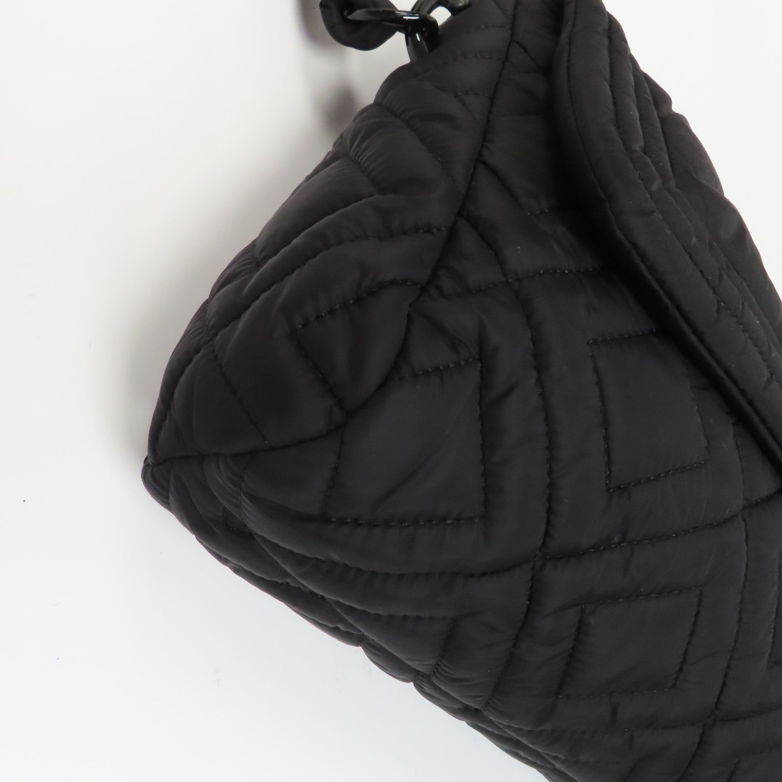Tory Burch 尼龍Chain Shoulder Bag鏈帶肩背袋黑色