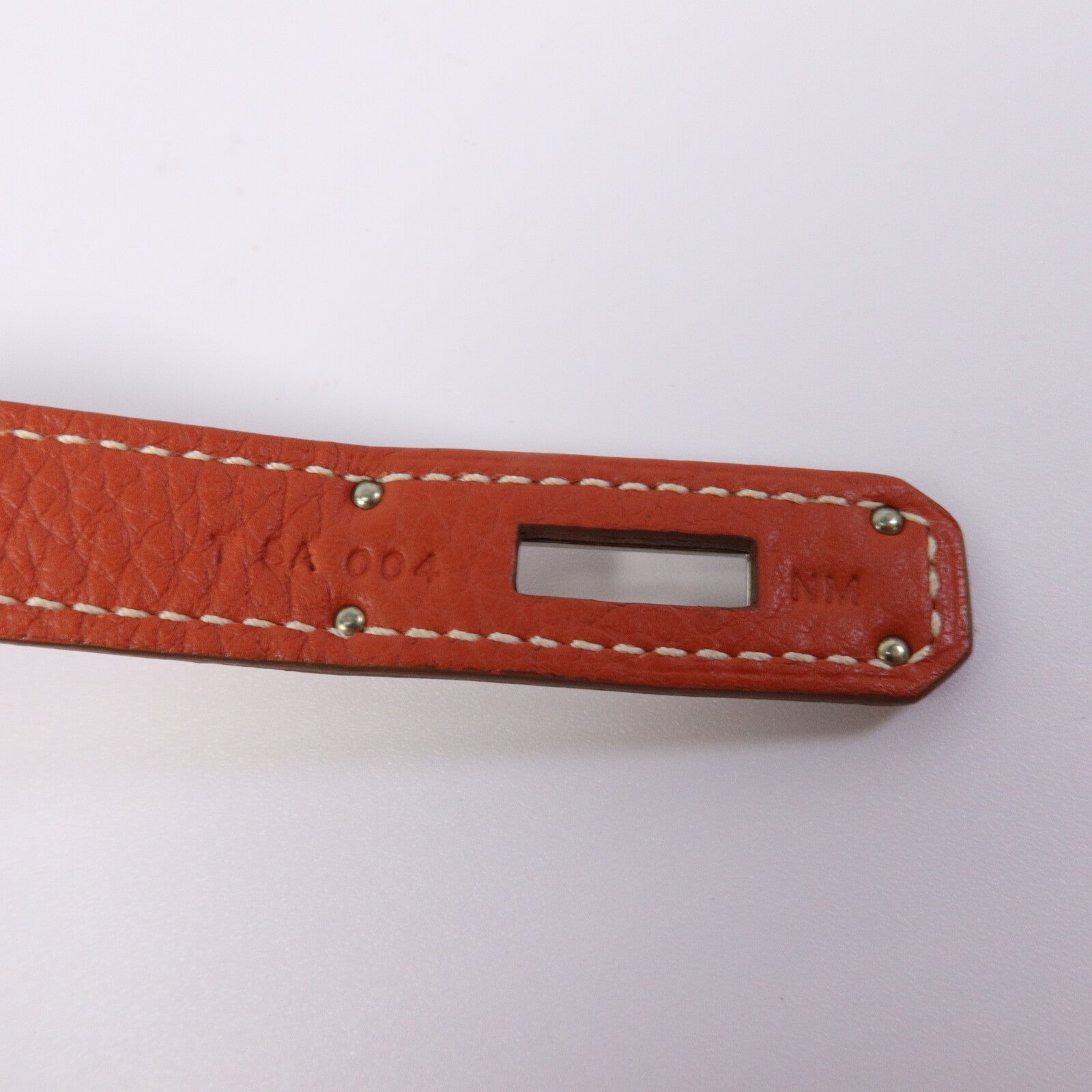 HERMES Clemence皮革Jypsiere 28肩背袋Sanguine/Rose Jaipur