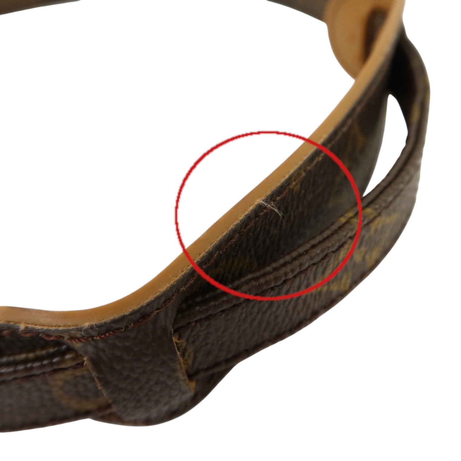 LOUIS VUITTON Monogram Shoulder Strap金扣肩帶