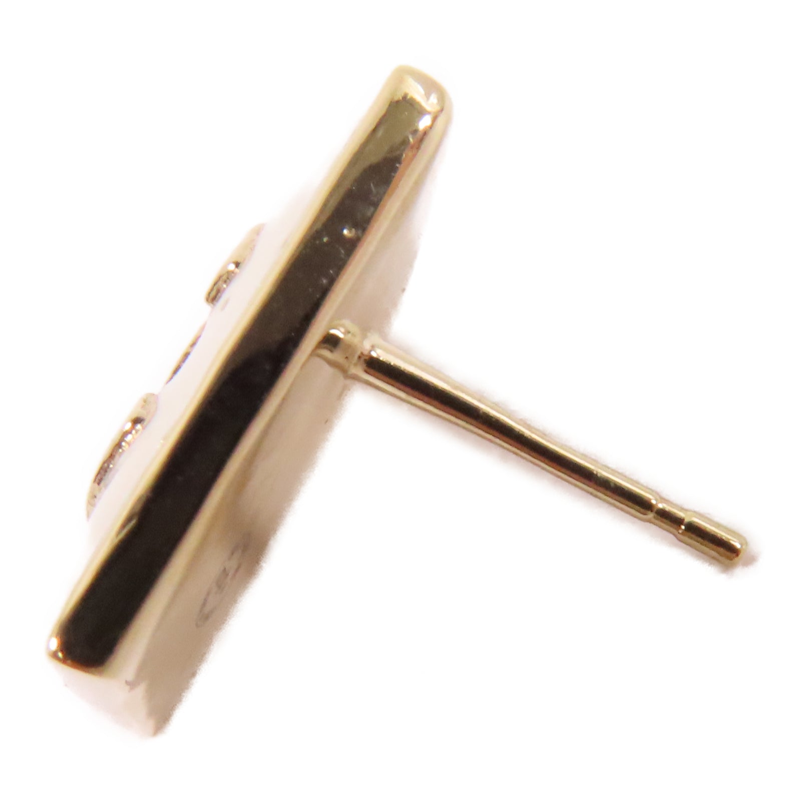 CHANEL 金屬Earrings耳環黑色/白色