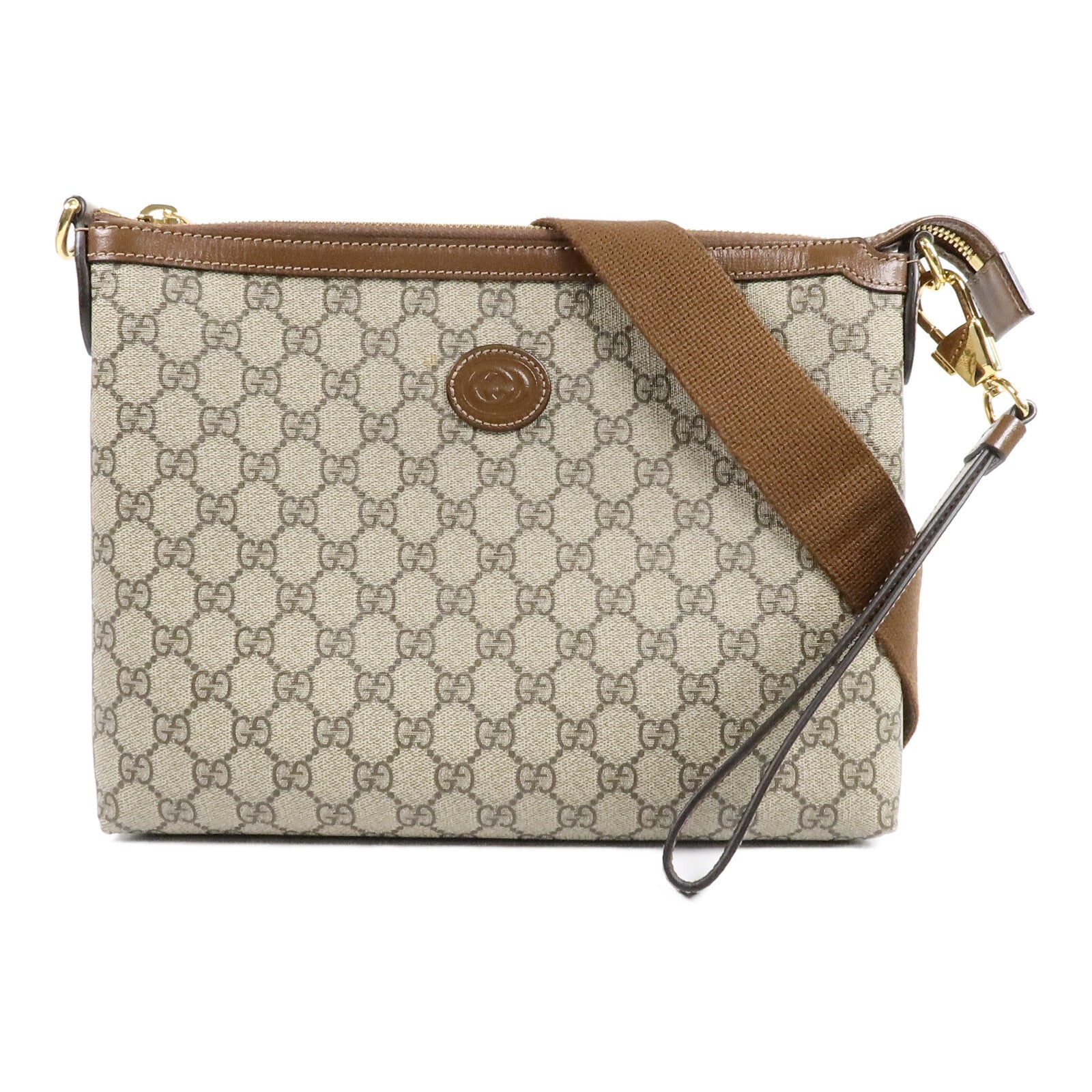 GUCCI 塗層帆布GG Supreme肩背袋