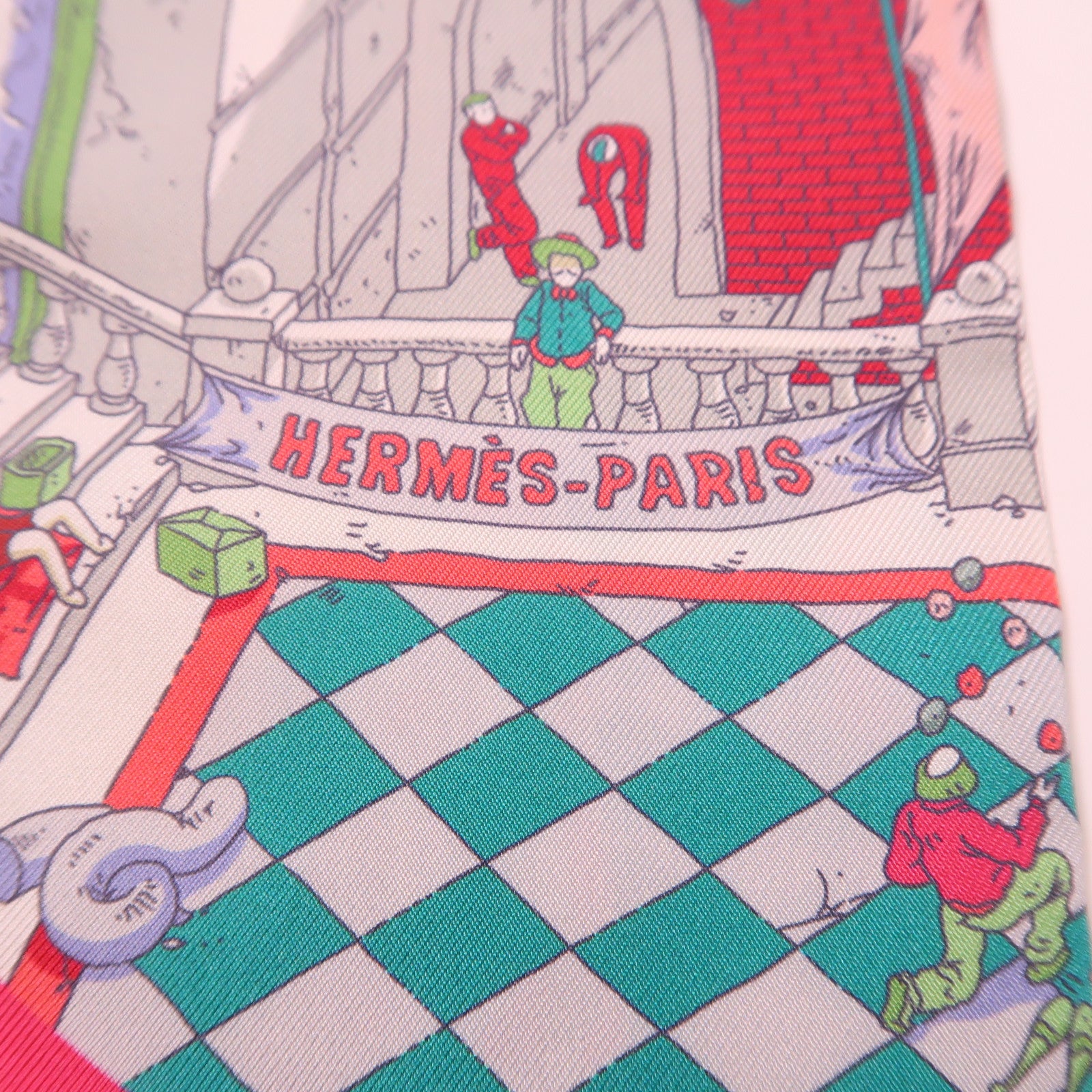 HERMES 絲質Maxi Twilly絲巾