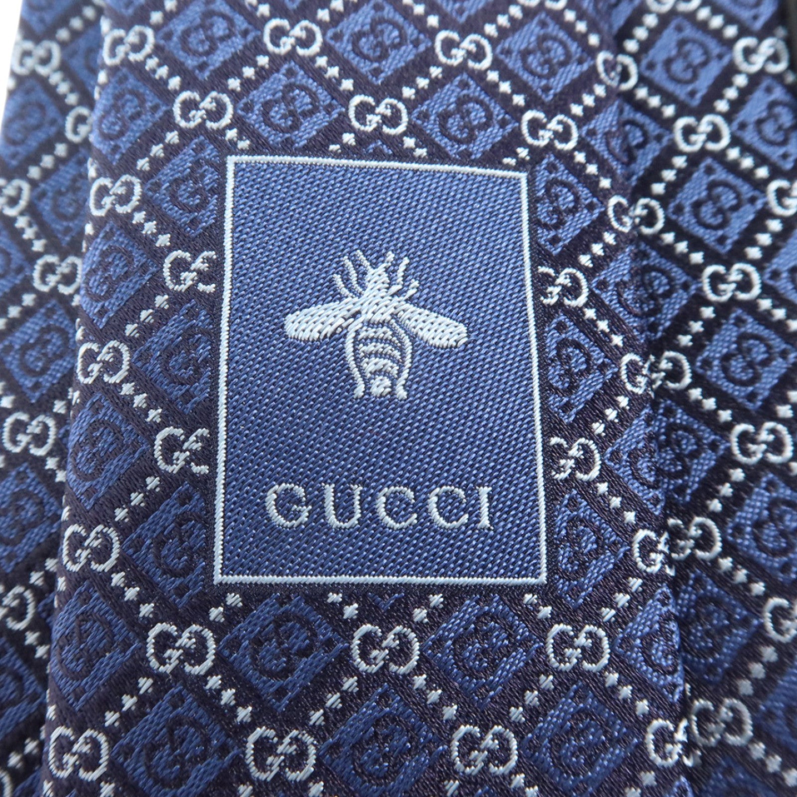 GUCCI 絲質GG silk Jacquard Tie領帶