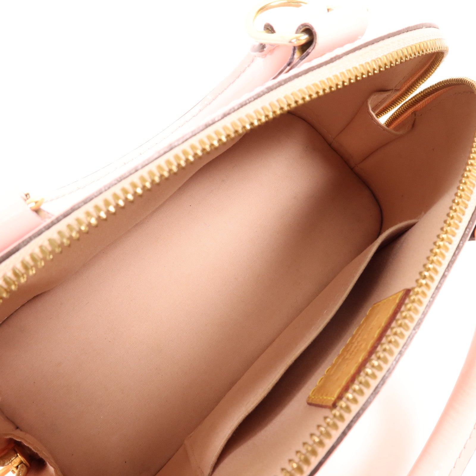 LOUIS VUITTON Vernis Alma BB金扣手挽肩背兩用袋