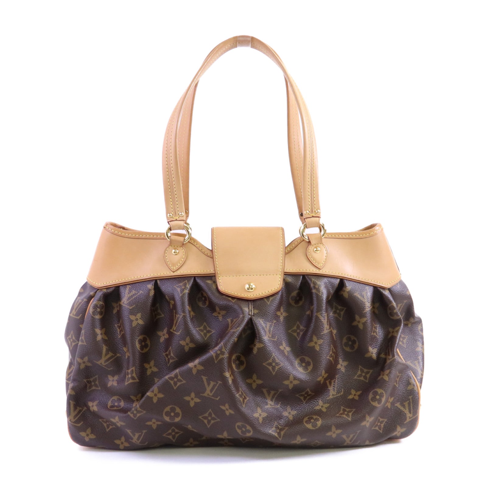 LOUIS VUITTON Monogram Boetie MM金扣肩背袋