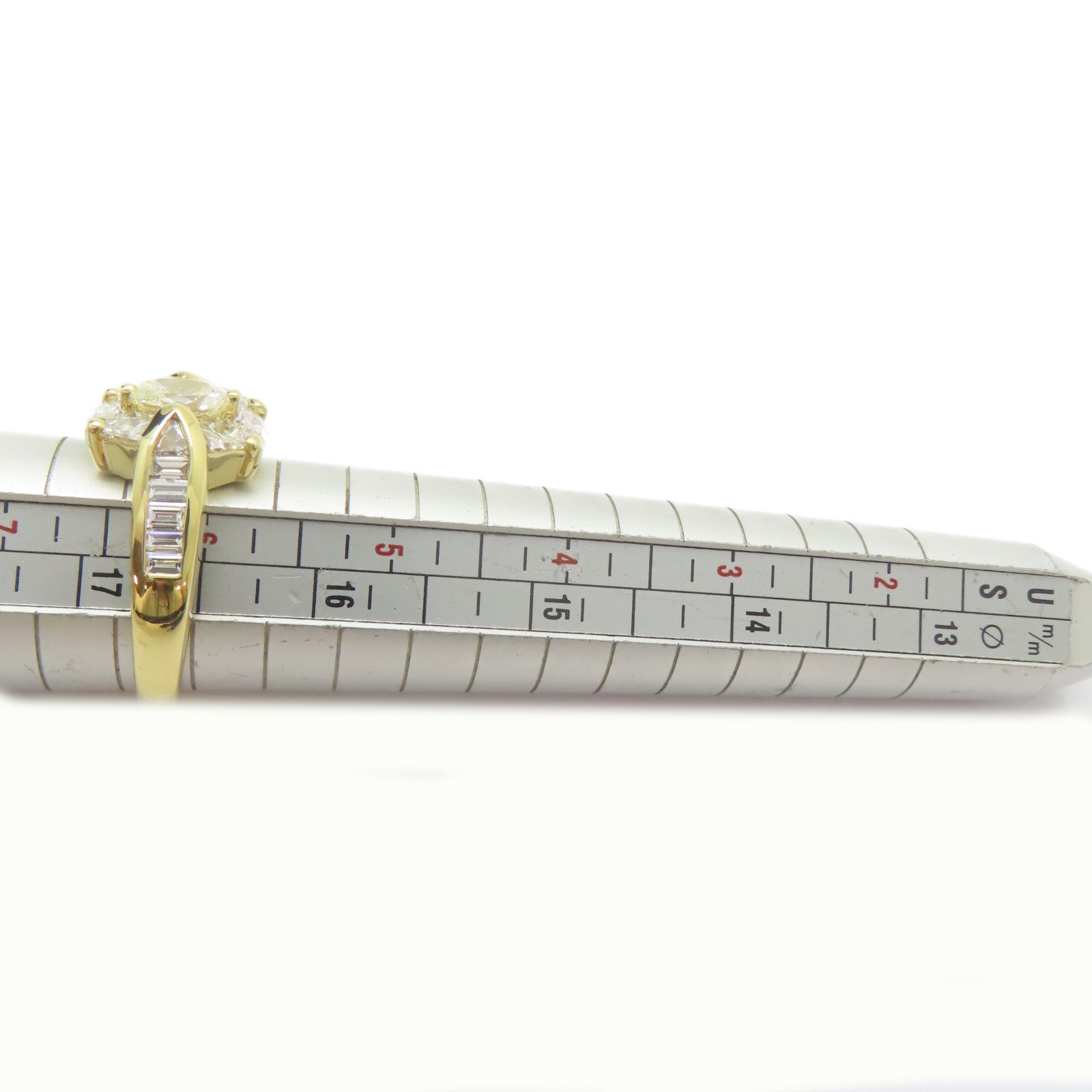 JEWELRY 【激減優惠】18K黃金Diamond Ring 0.531ct鑽石戒指US#6.25