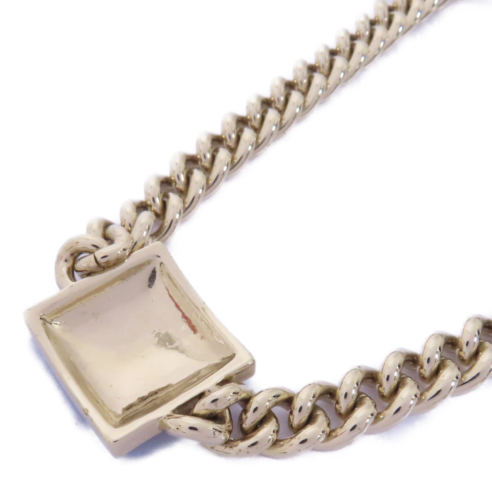 CHANEL 金屬Necklace項鍊黑色/金色