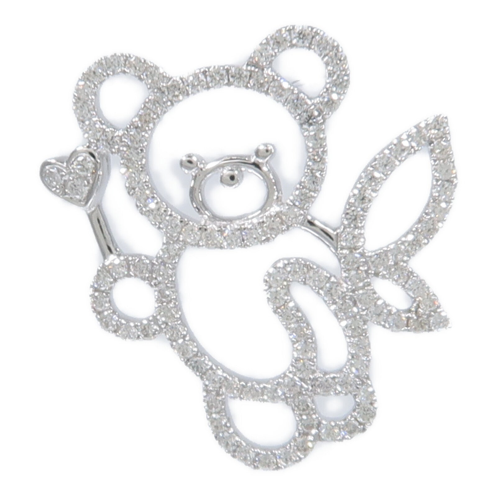 JEWELRY 18K白金Diamond Pendant鑽石吊墜
