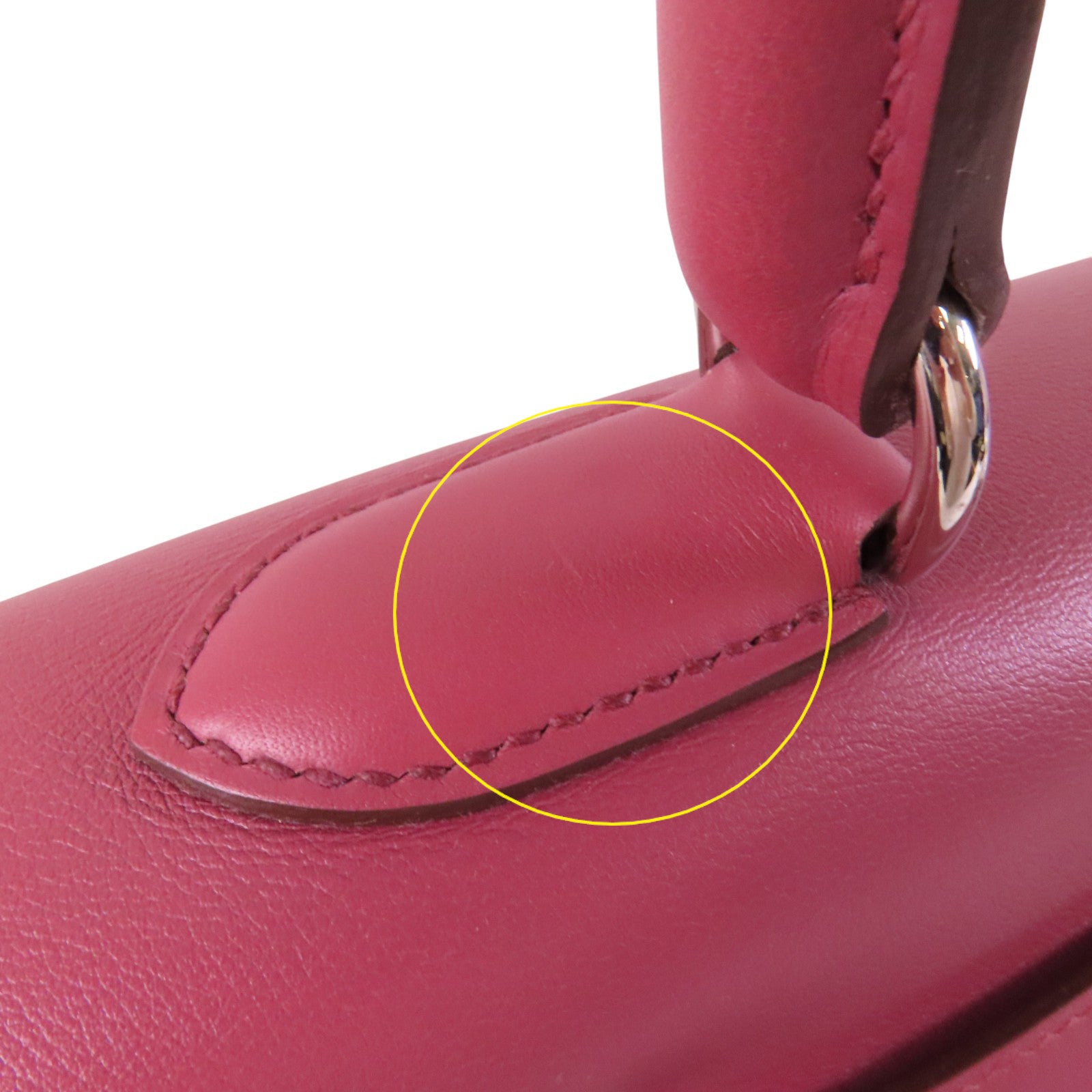 HERMES Swift皮革Kelly Relax 50銀扣肩背袋