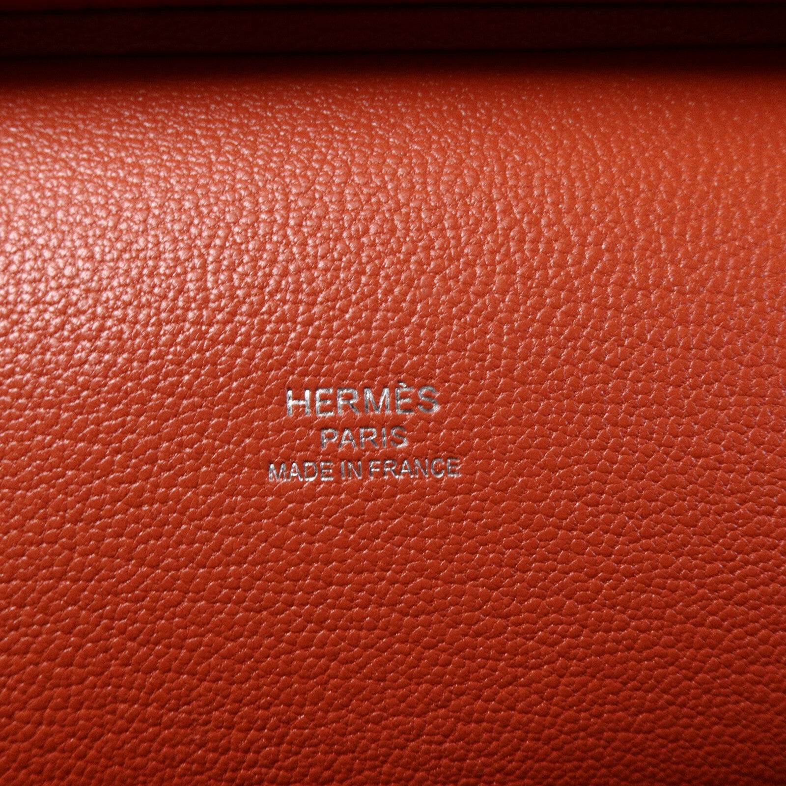HERMES Clemence皮革Jypsiere 28肩背袋Sanguine/Rose Jaipur
