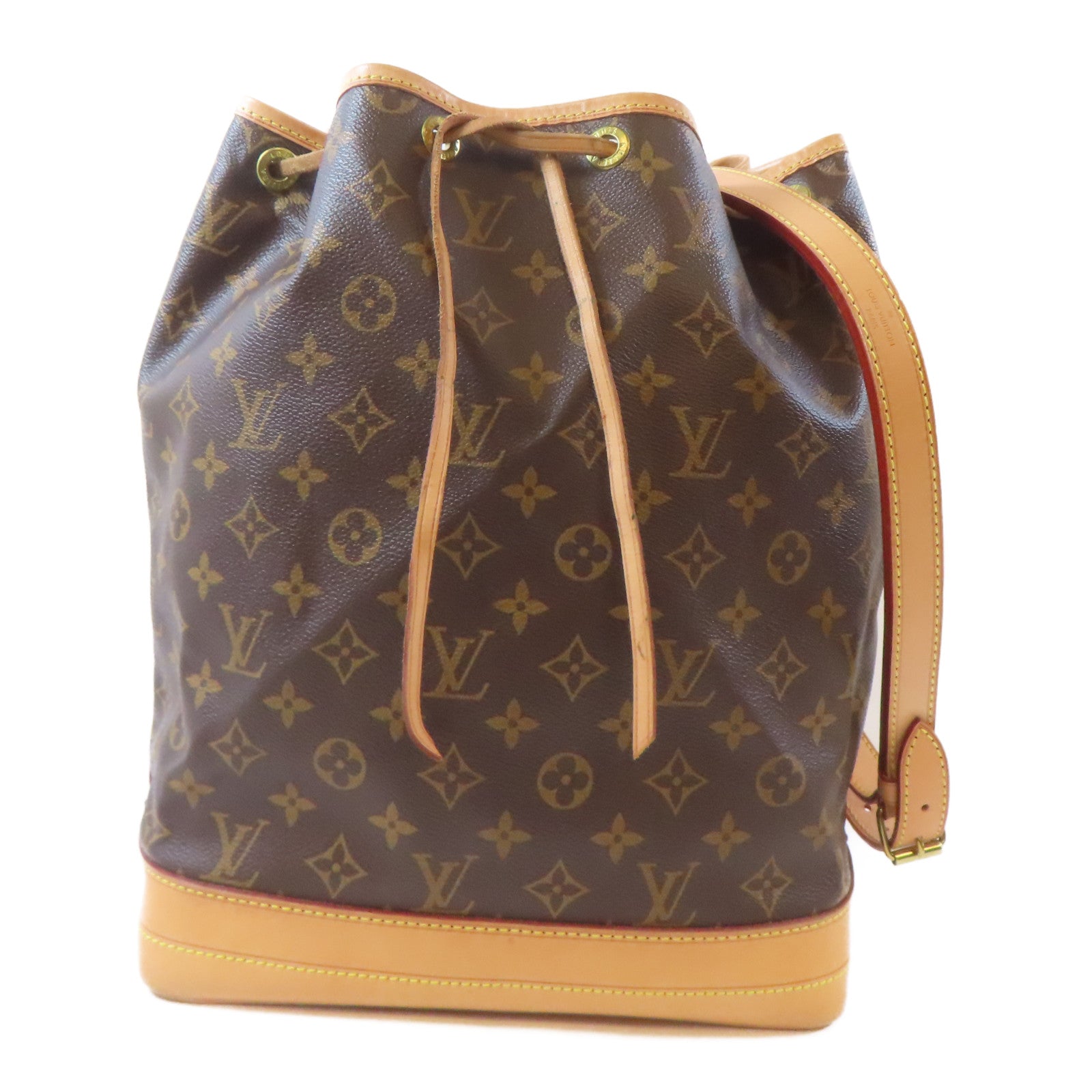 LOUIS VUITTON 【激減優惠】Monogram Noe GM金扣肩背袋啡色