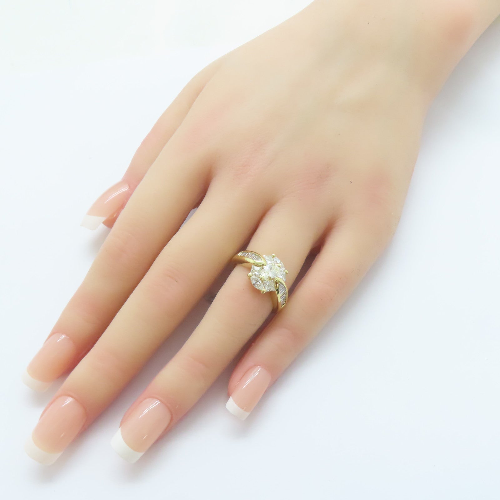 JEWELRY 【激減優惠】18K黃金Diamond Ring 0.531ct鑽石戒指US#6.25