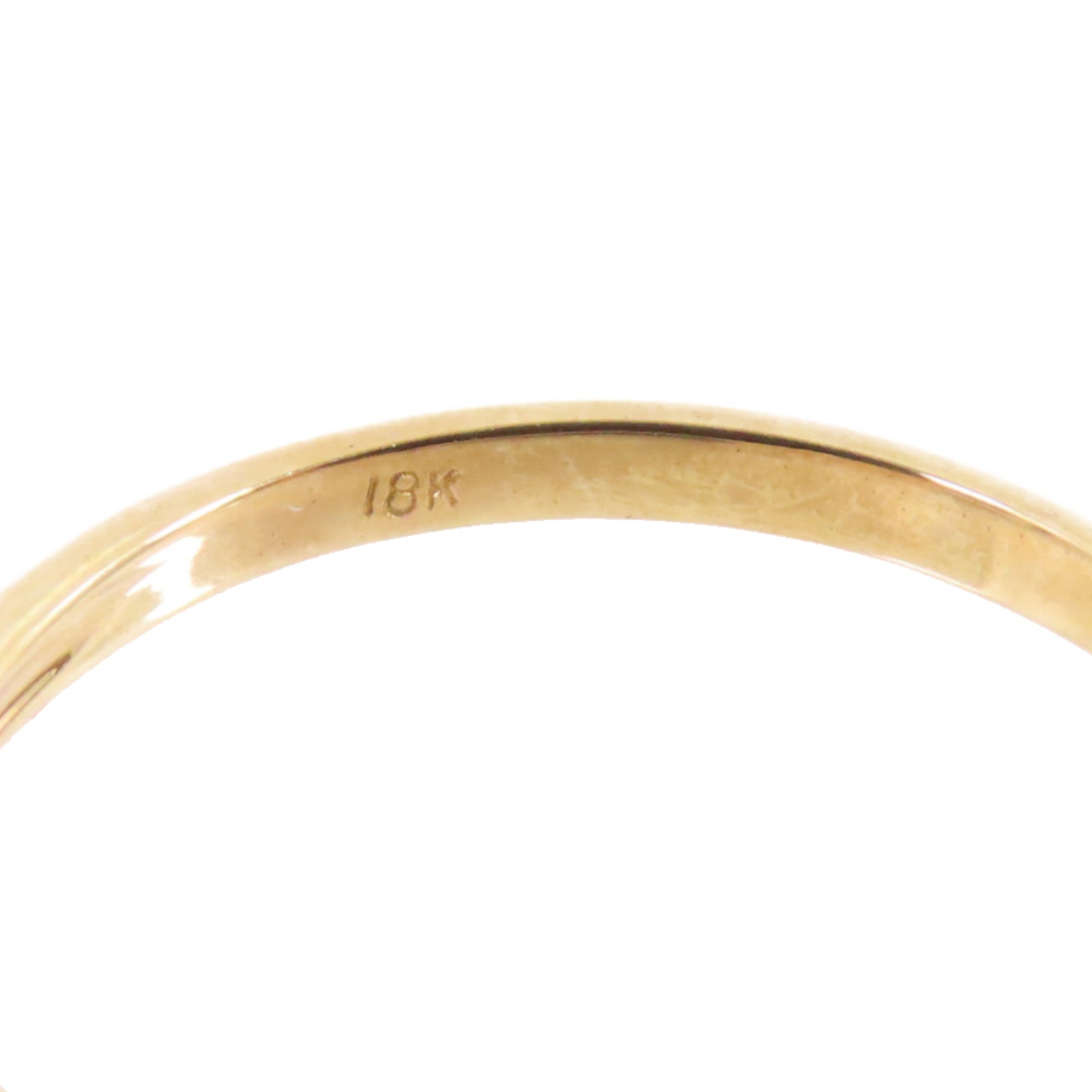 JEWELRY 18K黃金/鑽石Diamond Ring戒指US#6.5