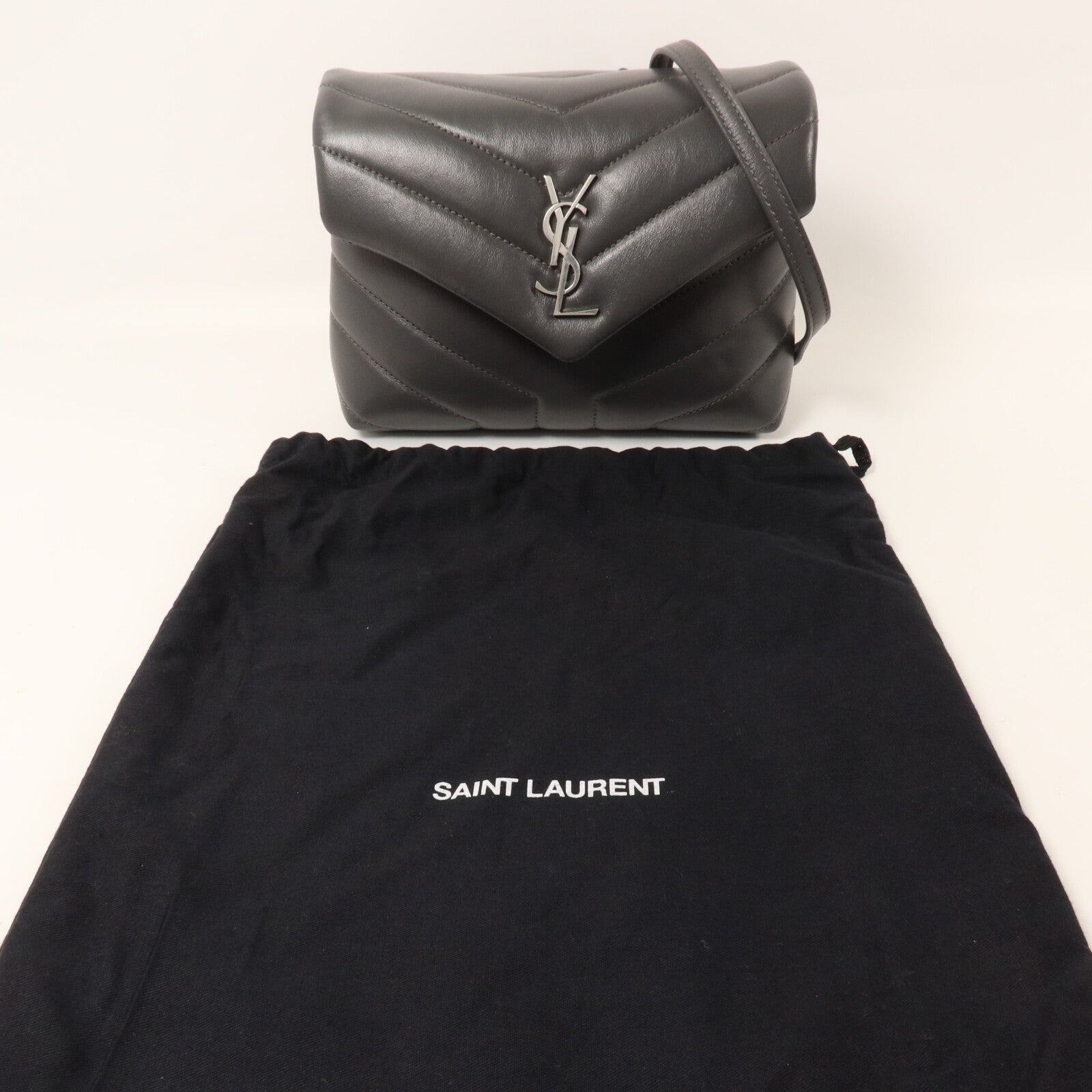 SAINT LAURENT 牛皮皮革Shoulder Bag肩背袋