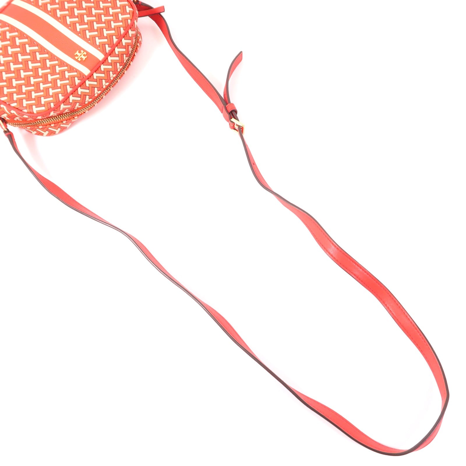 塗層帆布Shoulder Bag金扣肩背袋