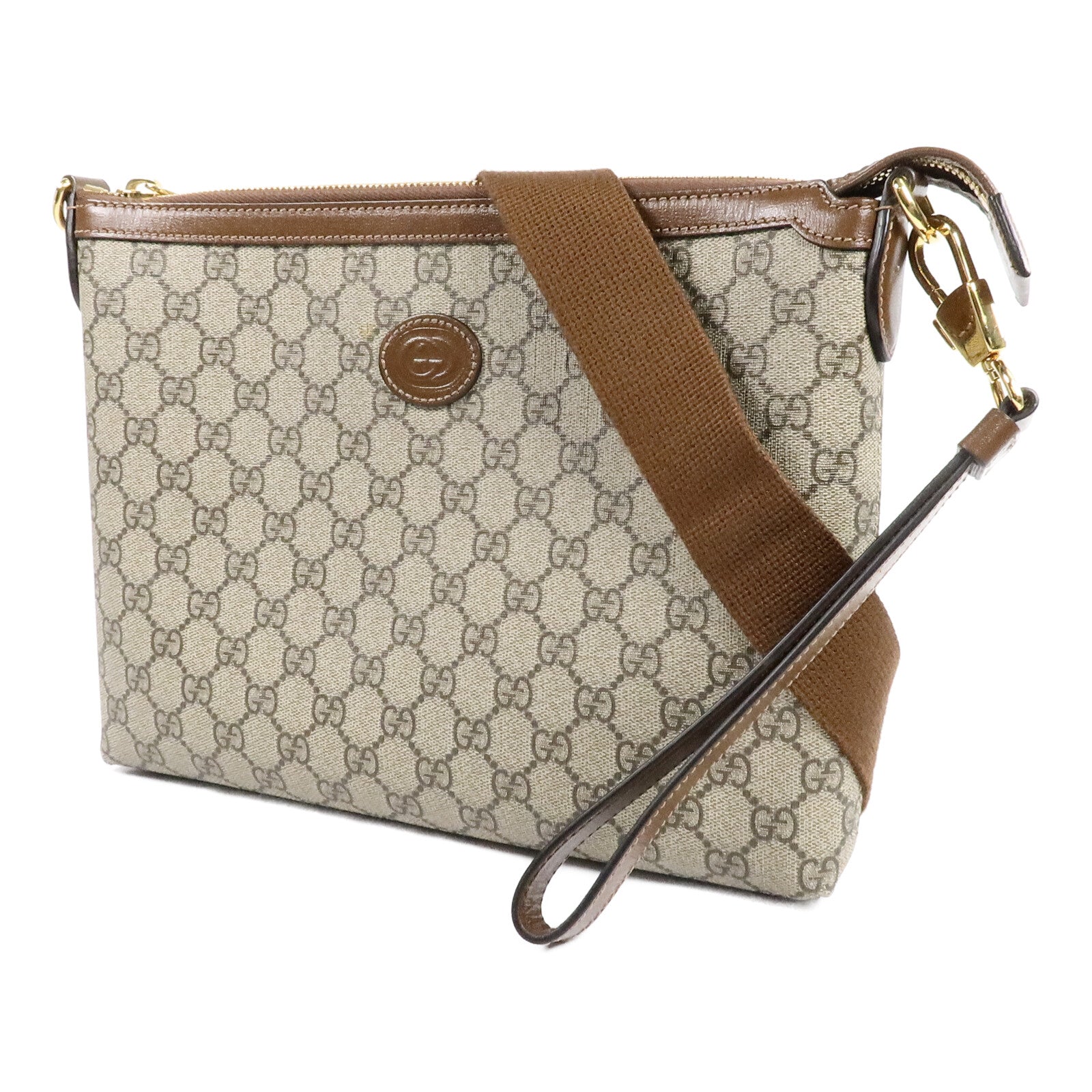 GUCCI 塗層帆布GG Supreme肩背袋