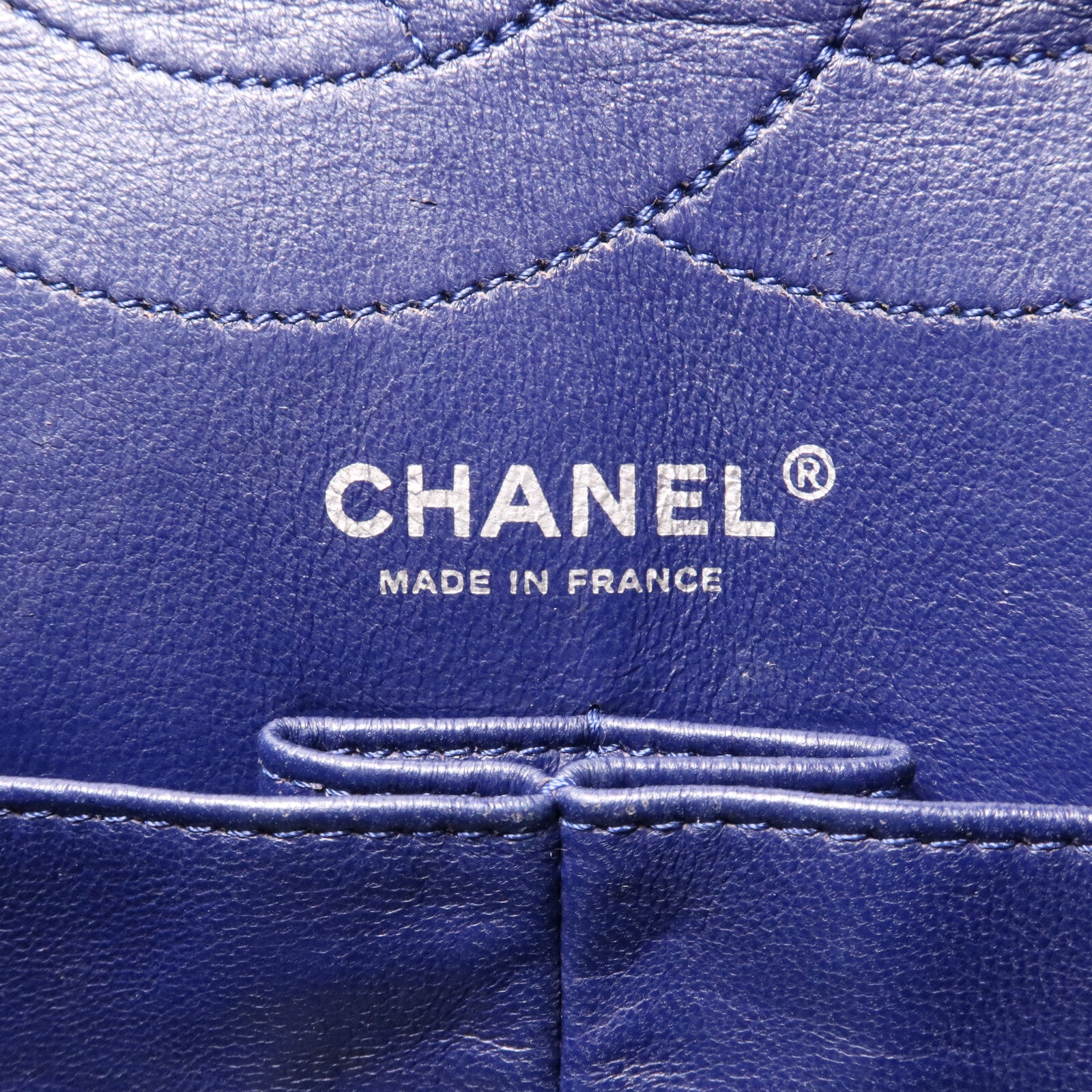 CHANEL 漆皮皮革Classic 2.55 Large鏈帶肩背袋