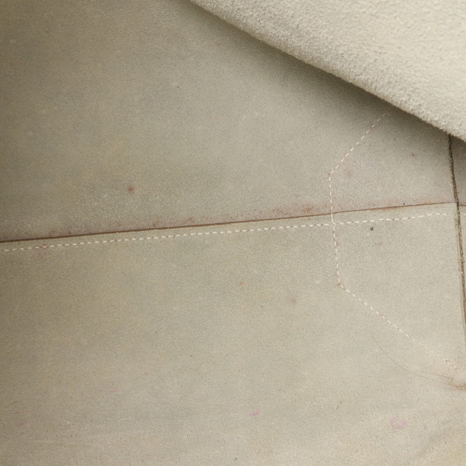 HERMES Clemence皮革Cabasellier 46手挽袋Craie
