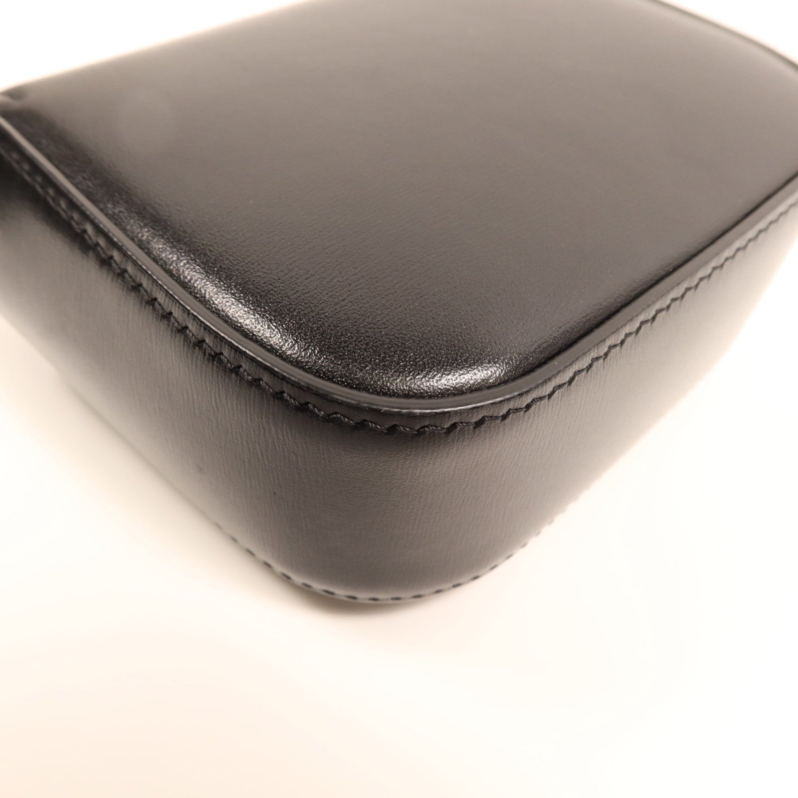 CELINE 牛皮皮革Mini Claude金扣肩背袋