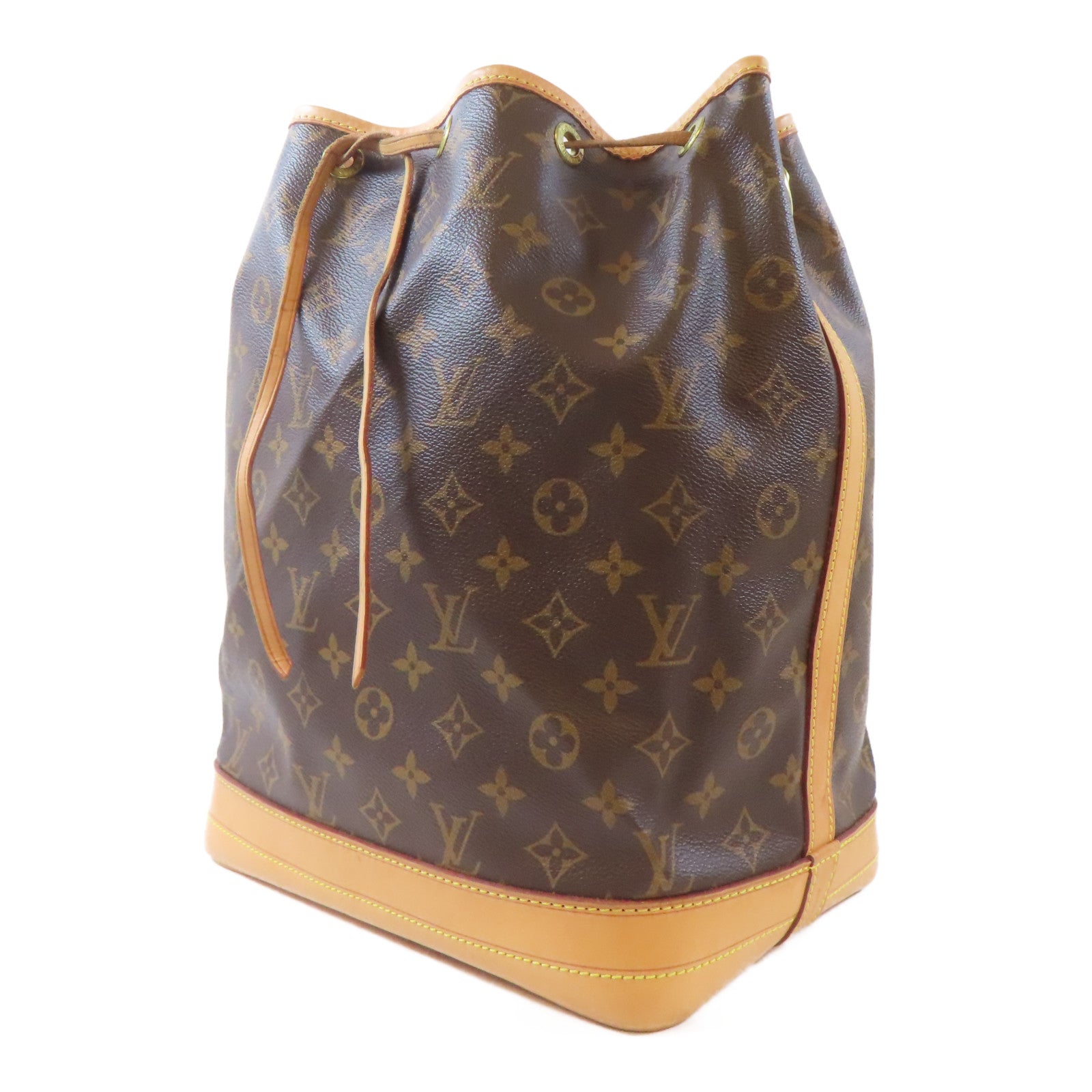 LOUIS VUITTON 【激減優惠】Monogram Noe GM金扣肩背袋啡色